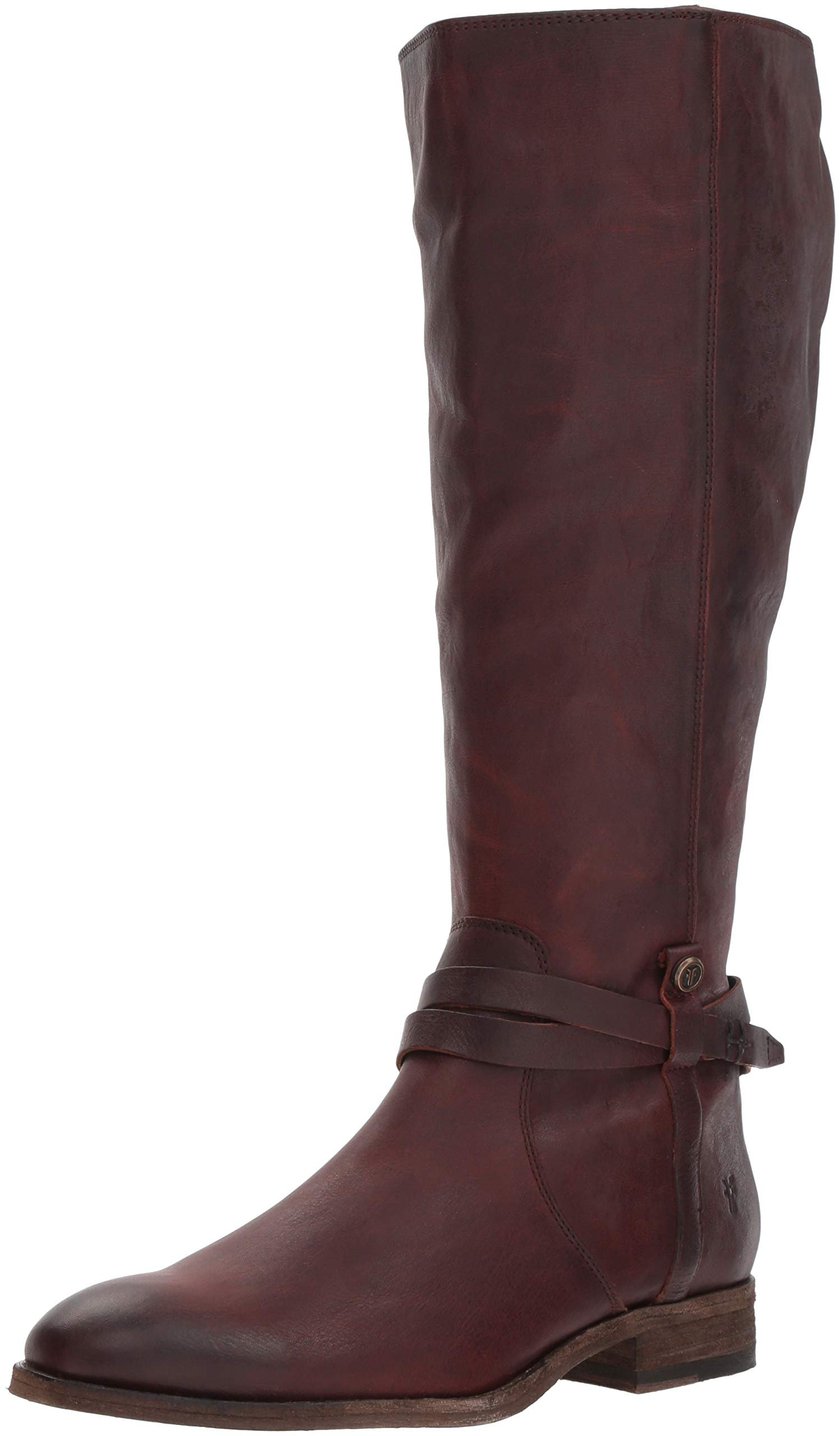Frye Women's Melissa Belted Tall Knee High Boots - Leather Riding Boots for Women, Fashionable Knee-High Winter Boots with Belt Detail - Perfect for Casual Outfits, Office Wear & Winter Fashion