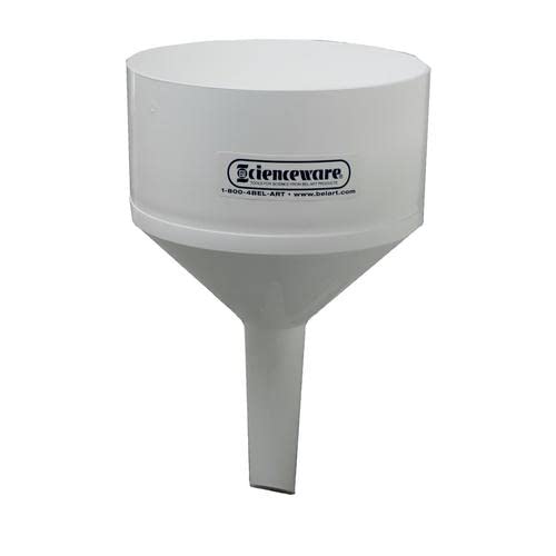 SP Scienceware 14604-0000 Polypropylene Buchner Funnel, 875 mL Lab Filtration Set of 3 - Ideal for Chemistry Experiments, Vacuum Filtration & Scientific Research
