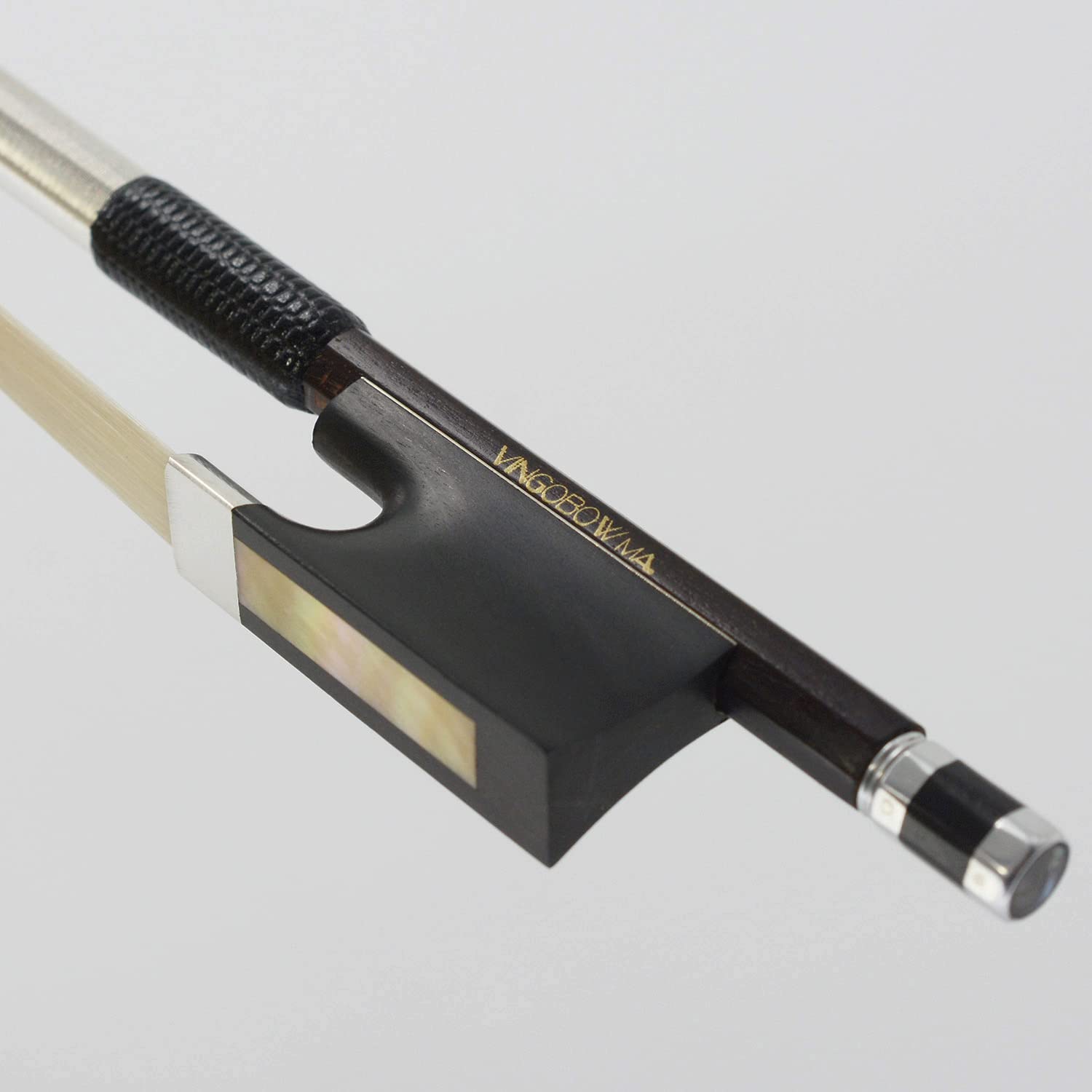 Premium Pernambuco Violin Bow 4/4 Size - Master Level Octagonal D. Pecatte Model with Ebony Frog & Mongolian Horsehair | Perfect for Professional Violinists & Classical Performances