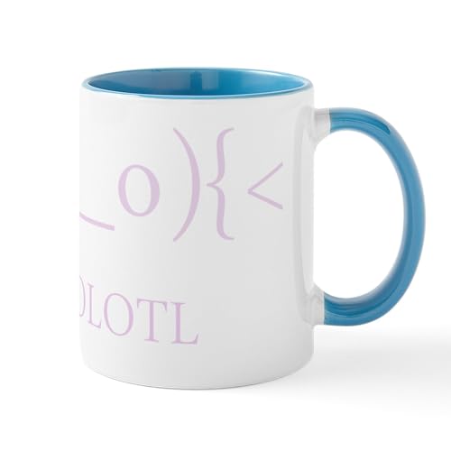 White/Blue Inside - Axolotlwhite Mug