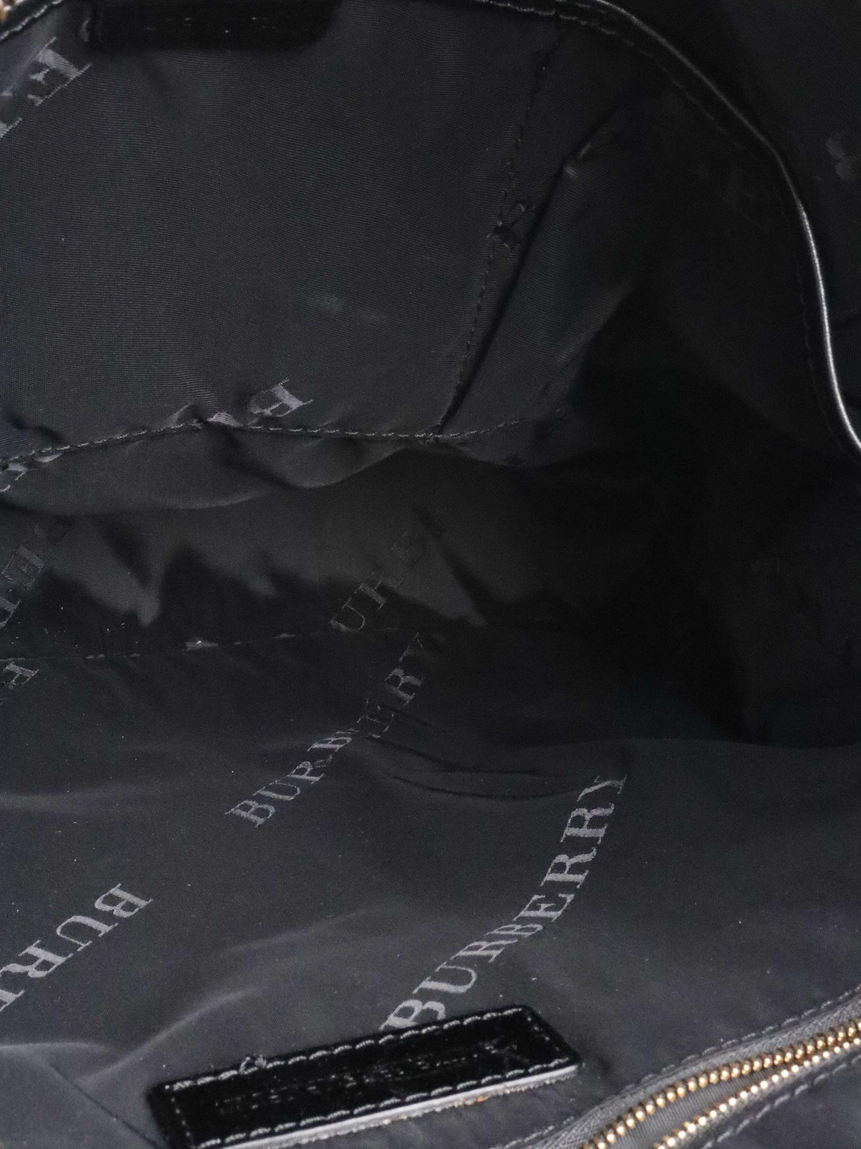 Burberry Black Large Tote Bag for Women | Genuine Leather Luxury Handbag | Perfect for Work, Travel & Everyday Use
