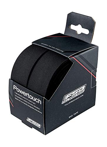 FSA Power Touch Gel Bar Tape - Black, Comfortable Bicycle Handlebar Tape for Road & Mountain Bikes | Shock Absorption & Non-Slip Grip for Long Rides