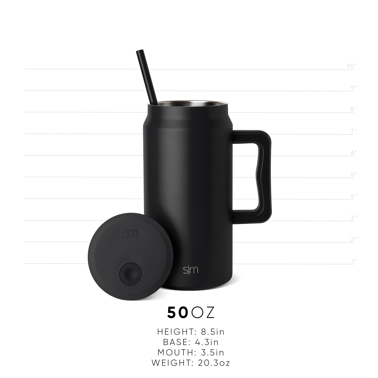 Trek 50Oz Stainless Steel Tumbler with Lid - Insulated Travel Mug for Hot & Cold Drinks - Perfect for Hiking, Camping, and Office Use