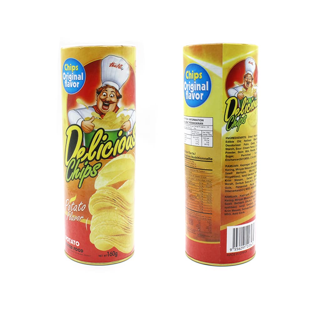 Funny Prank Gifts for Kids - Magic Potato Chip Can Toy with Fake Fries | April Fools Day & Halloween Party Decorations | Great for Pranks, Gag Gifts & Surprise Parties
