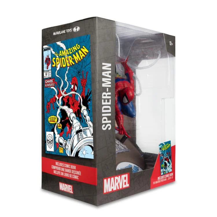 Marvel Comics The Amazing Spider-Man #301 1/6 Scale Action Figure - Collectible Superhero Toy for Display & Comic Book Fans