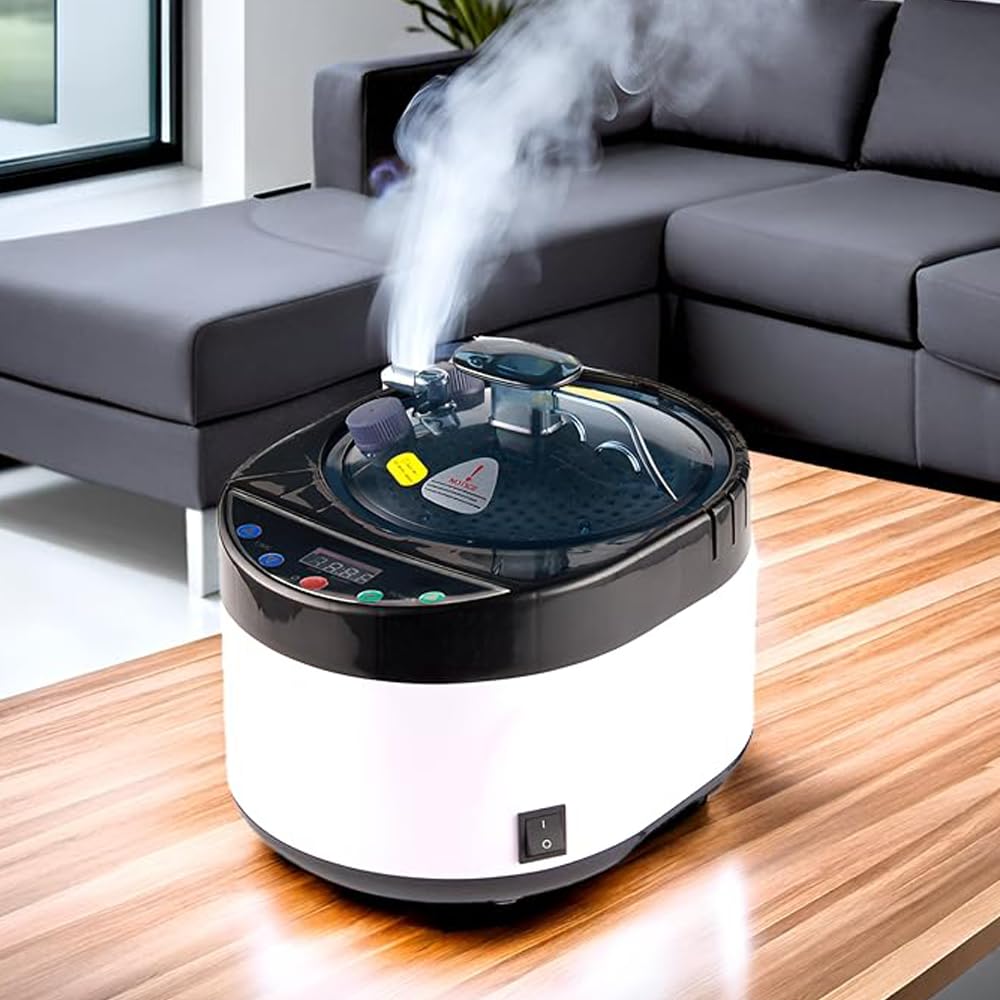 4L Large Capacity Portable Home Sauna Steamer with Timer & Remote Control - Stainless Steel Steam Generator for Spa Relaxation, Muscle Recovery & Detox - Perfect for Home Wellness, Yoga Recovery & Stress Relief
