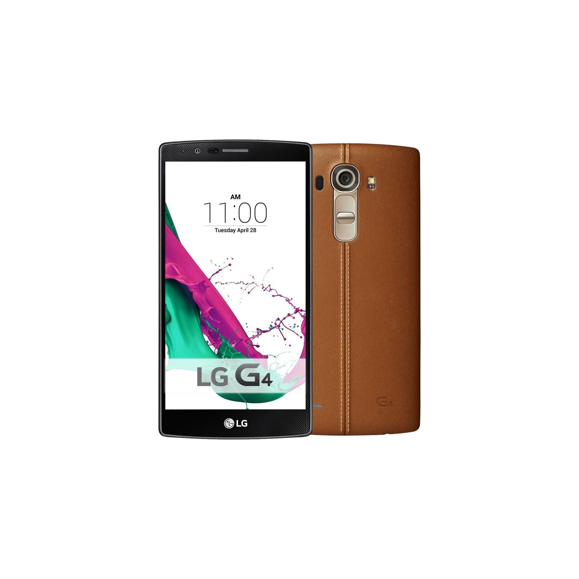 LG G4 32GB Unlocked Smartphone - Genuine Leather Brown (GSM Compatible) for Business & Travel | Fast Performance & Premium Design