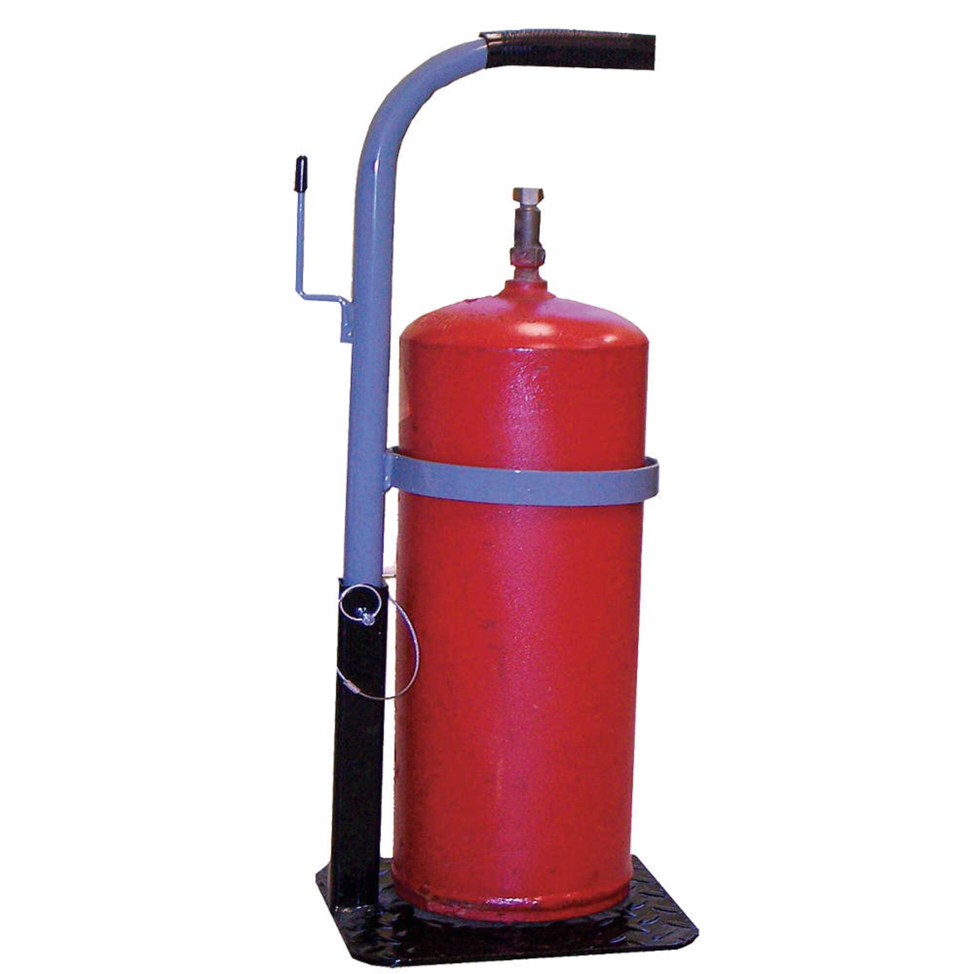 Heavy Duty Single Cylinder Stand - 27 Inch Height, Steel Construction for Hydraulic Jacks & Air Compressors - Garage & Workshop Use