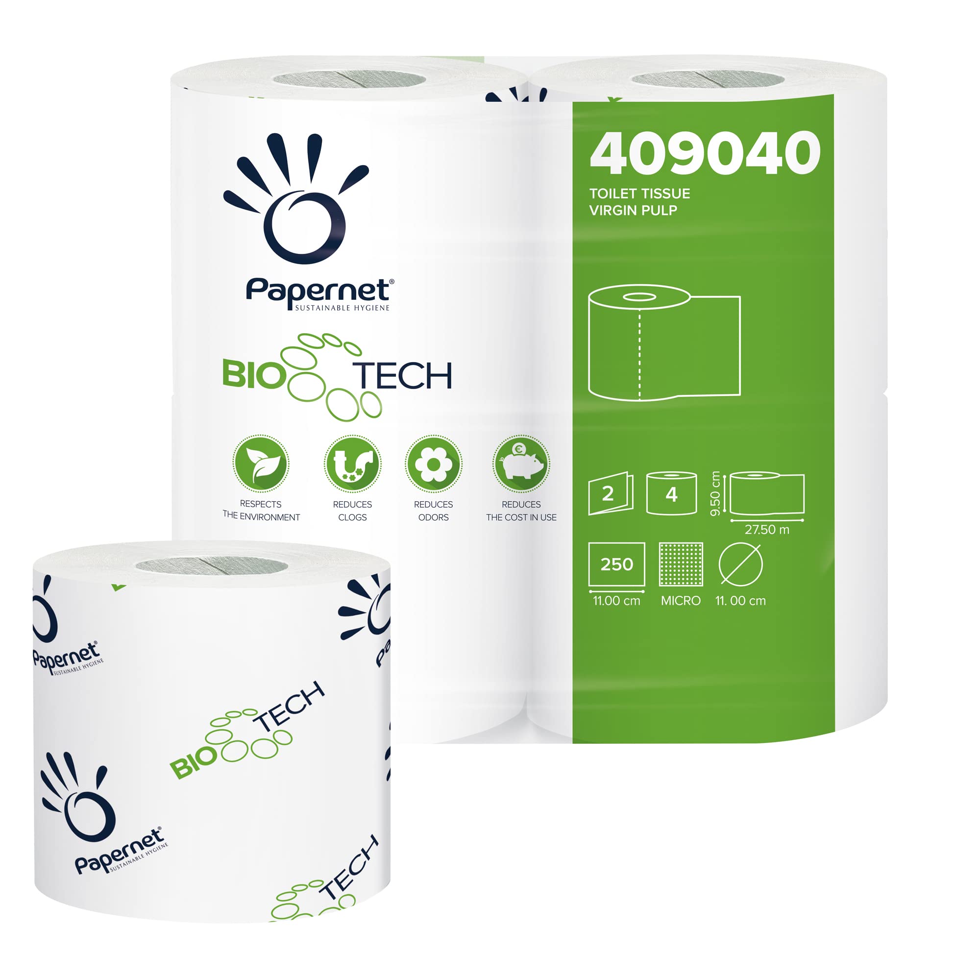 Premium 2-Ply Ultra Soft Toilet Paper - 24 Rolls, 300 Sheets per Roll | Septic Safe, Strong & Absorbent Bathroom Tissue for Home & Office Use | Gentle on Skin, Ideal for Everyday Comfort