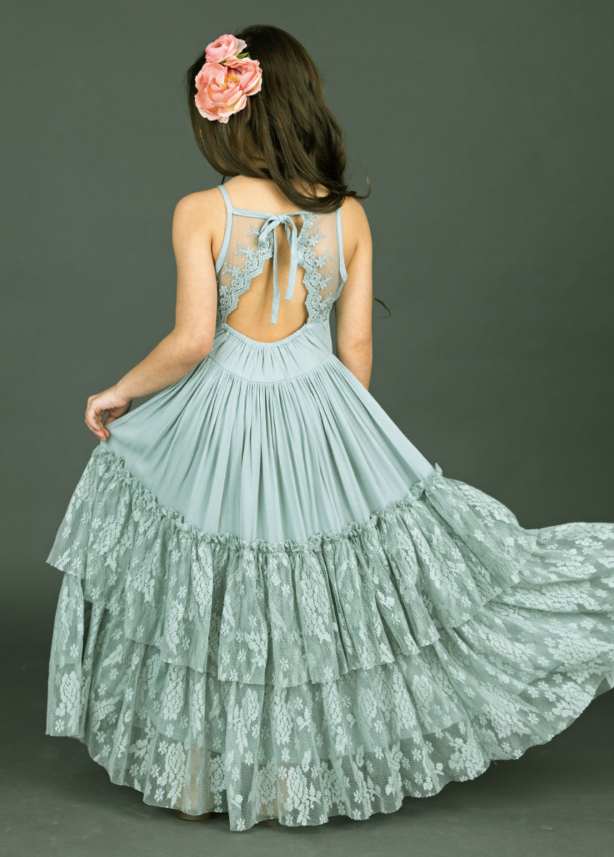 Catrin Seaglass Dress - Elegant Women's Summer Maxi Dress for Beach, Vacation & Casual Outings