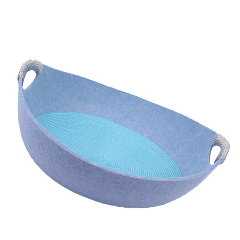 TEHAUX Cat Bed - Soft Felted Pet Cooling Bed for Cats & Small Dogs, Hammock Pad & Lounge Perch for Indoor/Outdoor Use - Perfect for Napping, Relaxing & Keeping Pets Cool in Summer