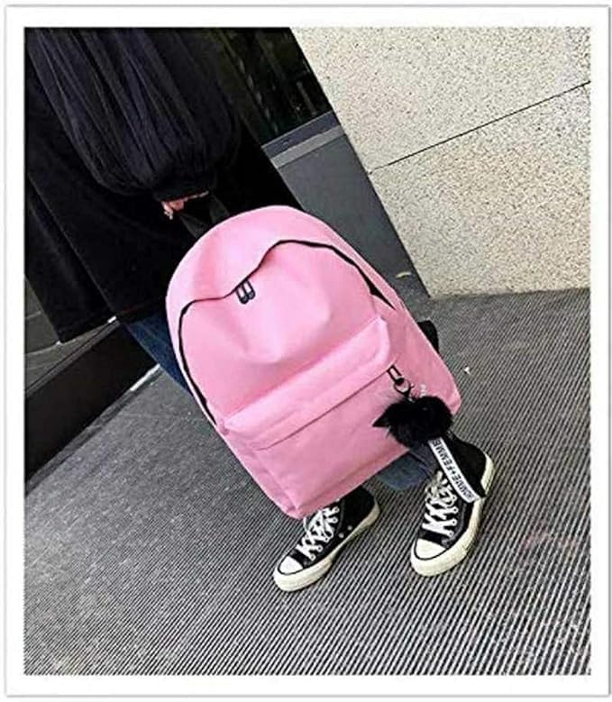 Stylish Waterproof Women's Backpack - Korean Design Drawstring Chain Bag for Travel, College & Office - Perfect for Laptop & Daily Use
