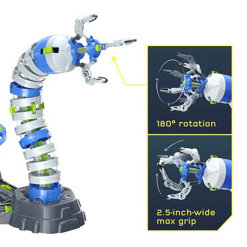 Bionic Robot Arm - Advanced Prosthetic & Robotic Hand for Amputees & STEM Education | Perfect for Daily Use, Rehabilitation & Learning Robotics