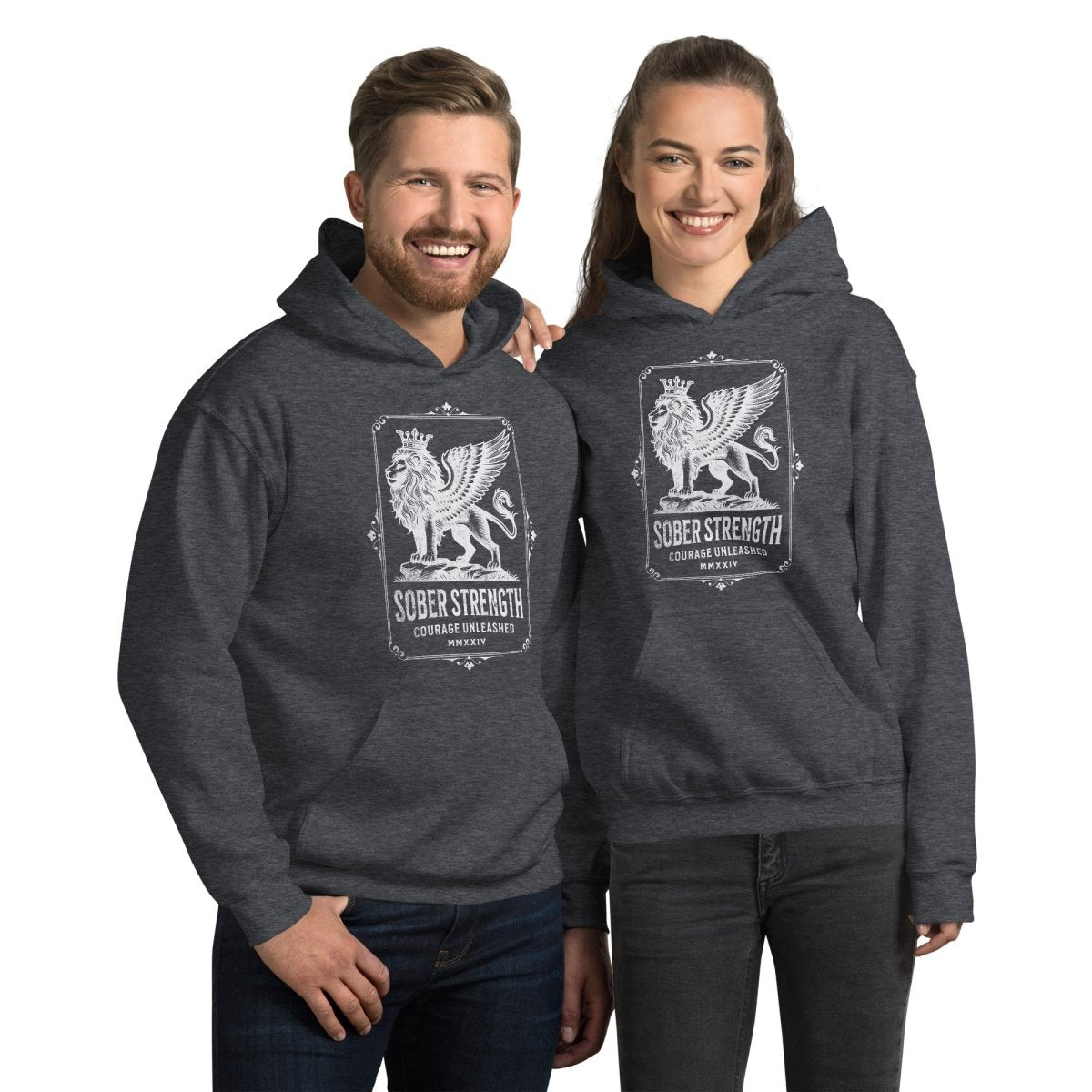 Sobriety Strength Unisex Hoodie - Comfortable & Stylish Pullover for Men & Women - Perfect for Recovery, Workouts, and Casual Wear