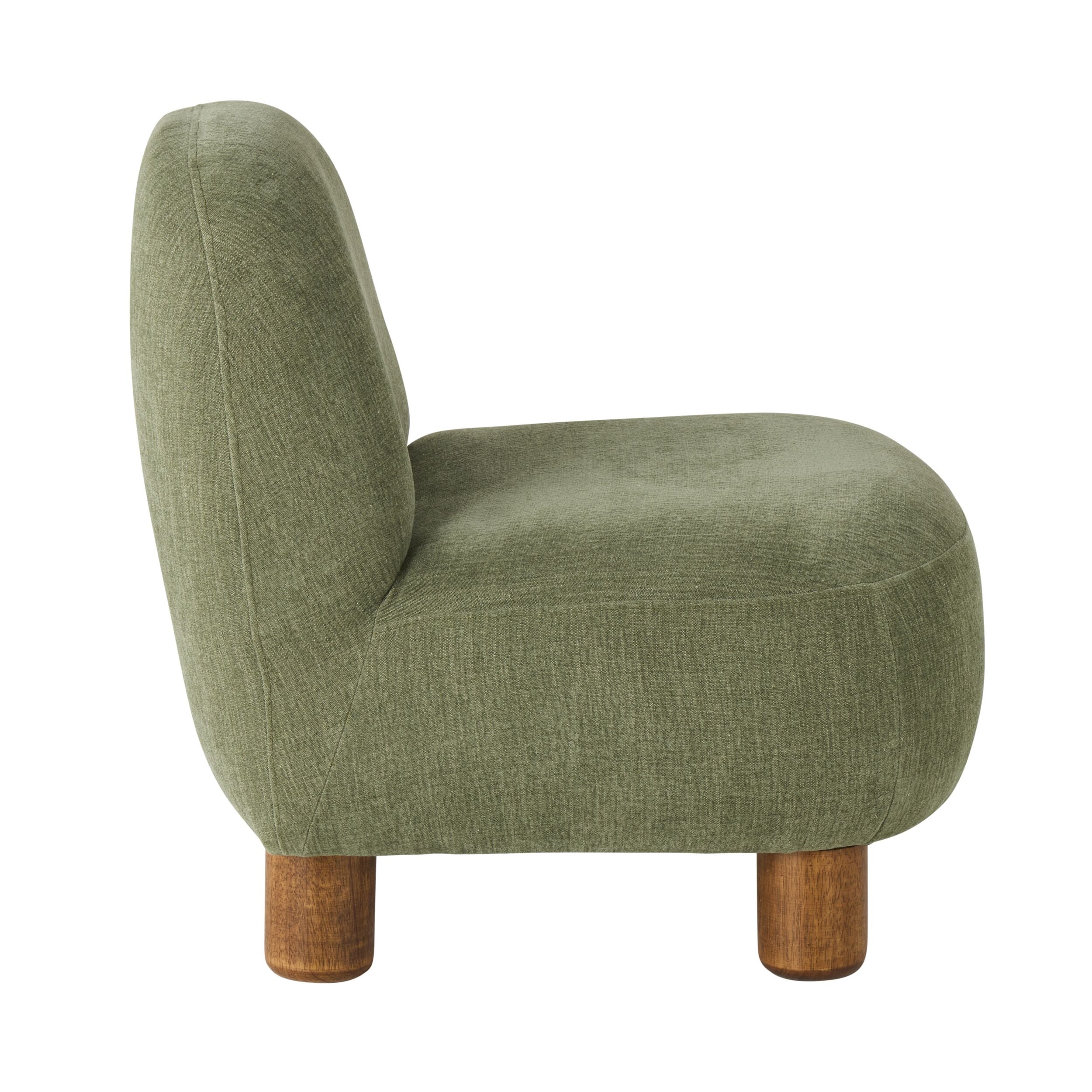 Ambi Occasional Chair in Forest Green - Modern Accent Chair for Living Room, Bedroom, or Office - Perfect for Relaxing and Reading