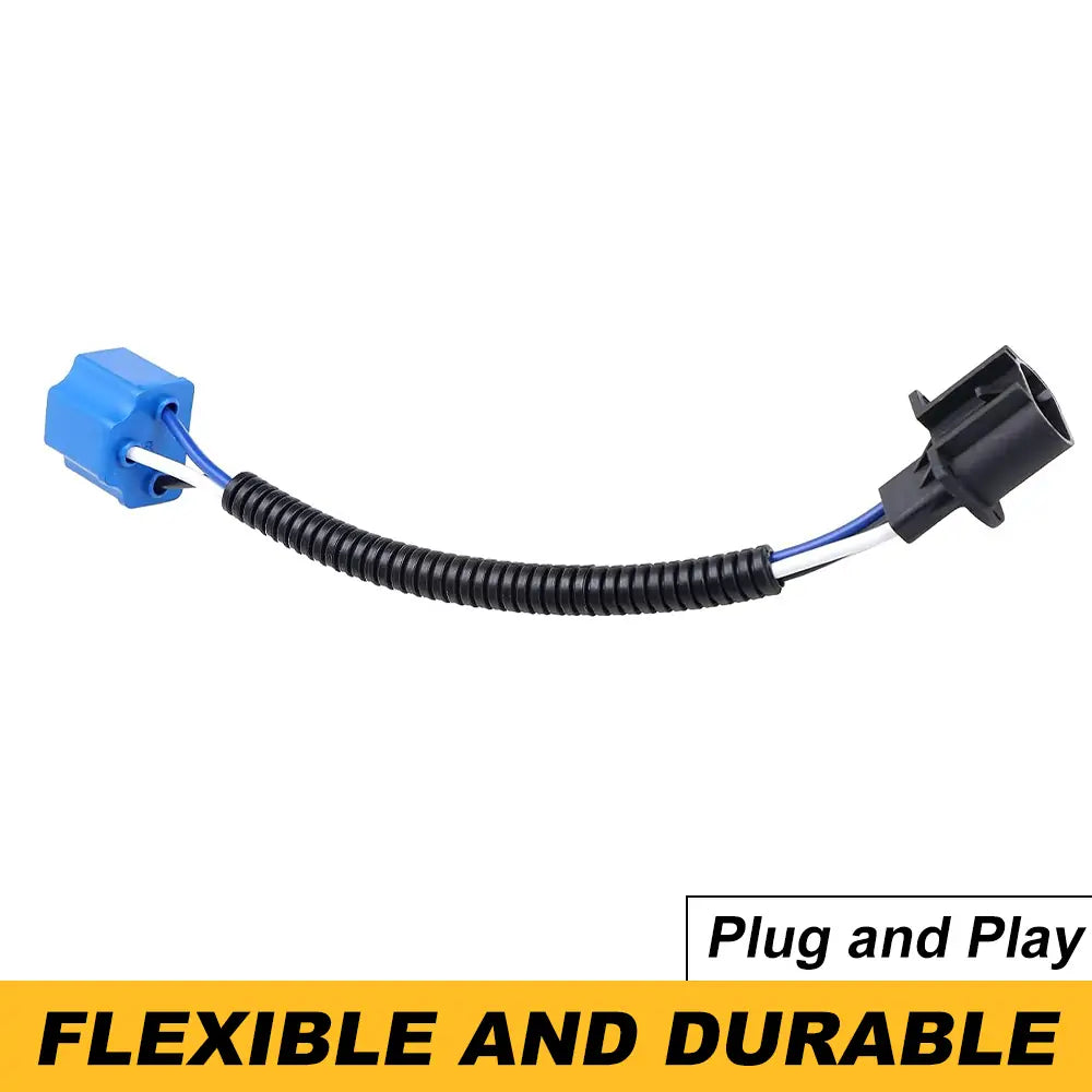 LOYO H13 to H4 Adapter Headlight Connector - 1 Pair for 7 Inch LED Headlight Conversion on Jeep Wrangler JK & JKU | Perfect for Off-Roading, Night Driving & Headlight Upgrades