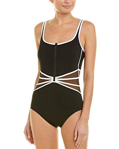 Profile by Gottex Women's Standard Scoop Neck One Piece Swimsuit - Comfortable & Stylish Swimwear for Beach, Pool & Vacation | Perfect for Swimming, Sunbathing & Water Sports