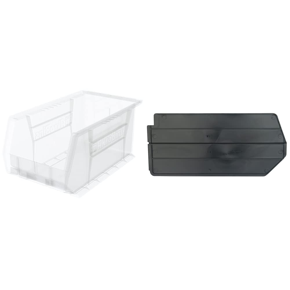 Akro-Mils 30240 Clear Plastic Storage Bins - 15
