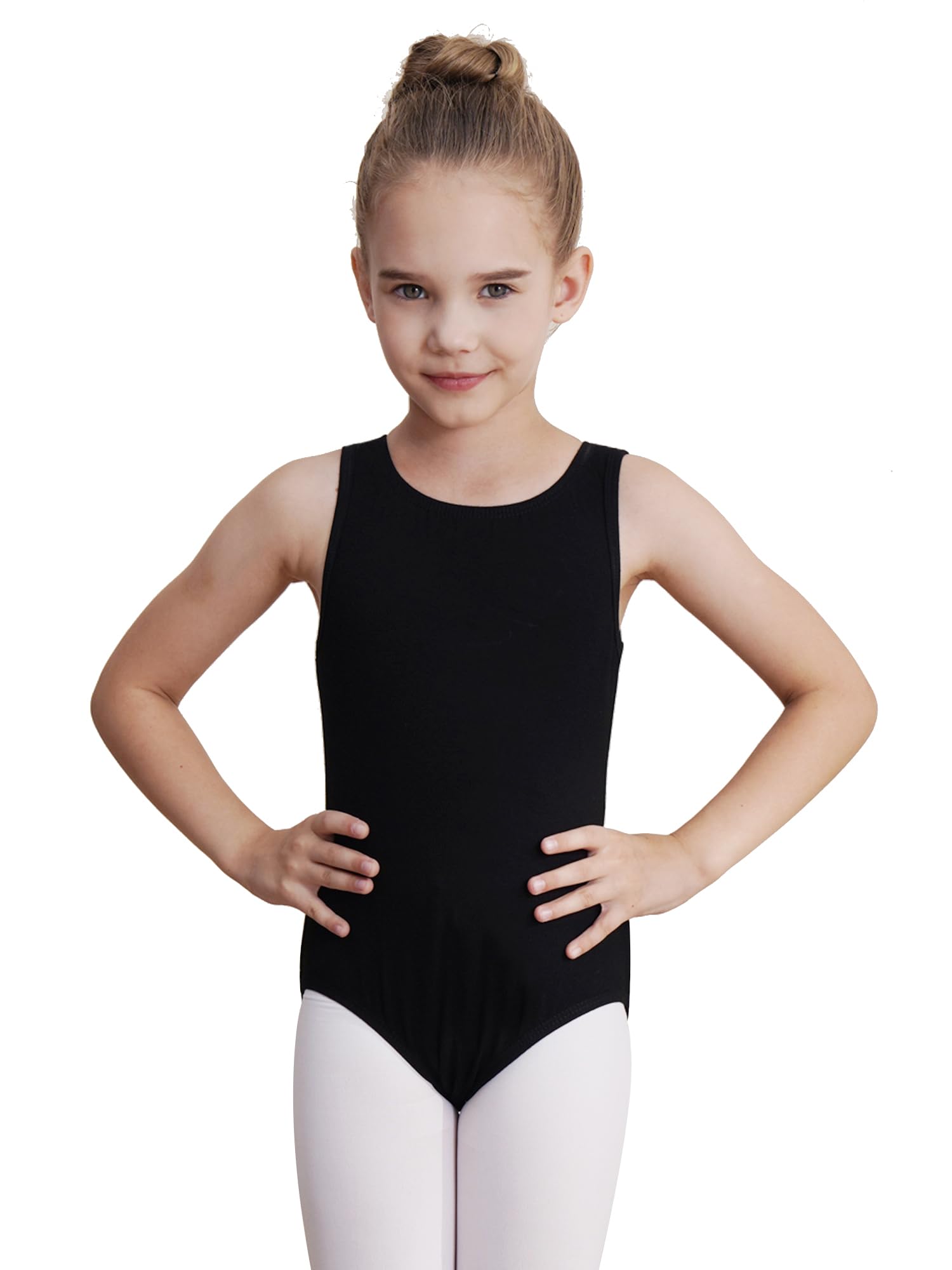 **Girls' Sleeveless Gymnastics Leotard - Toddler Ballet Dance Leotard for Training & Performance | Perfect for Gymnastics, Ballet, Dance Classes & Recitals**