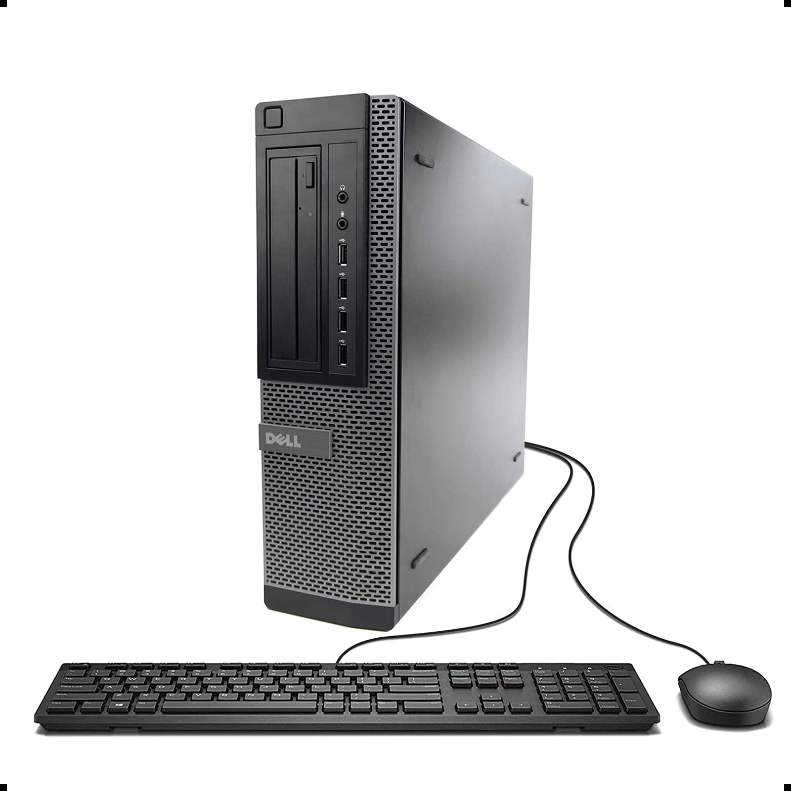 Refurbished Dell Optiplex 7010 Desktop PC - Intel Quad Core i5 3.4GHz, 16GB RAM, 2TB HDD, DVD-RW, WiFi, Windows 10 Pro | Ideal for Home Office, Business Workstations & Remote Learning