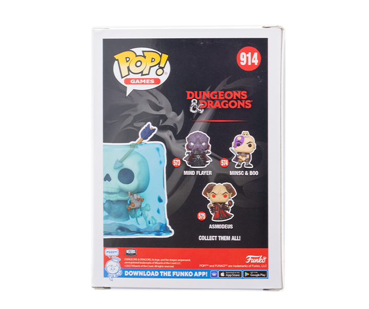 Funko Pop! Gelatinous Cube (Blue) Dungeons & Dragons 914 - 2023 Wondrous Convention Exclusive Collectible Figure | Perfect for D&D Fans, Gaming Room Decor & Fantasy Collectors