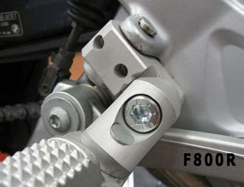 Adjustable Lowering Peg Kit for BMW F800GT F800R F800ST F800S - Improve Comfort & Control for Long Rides & Touring