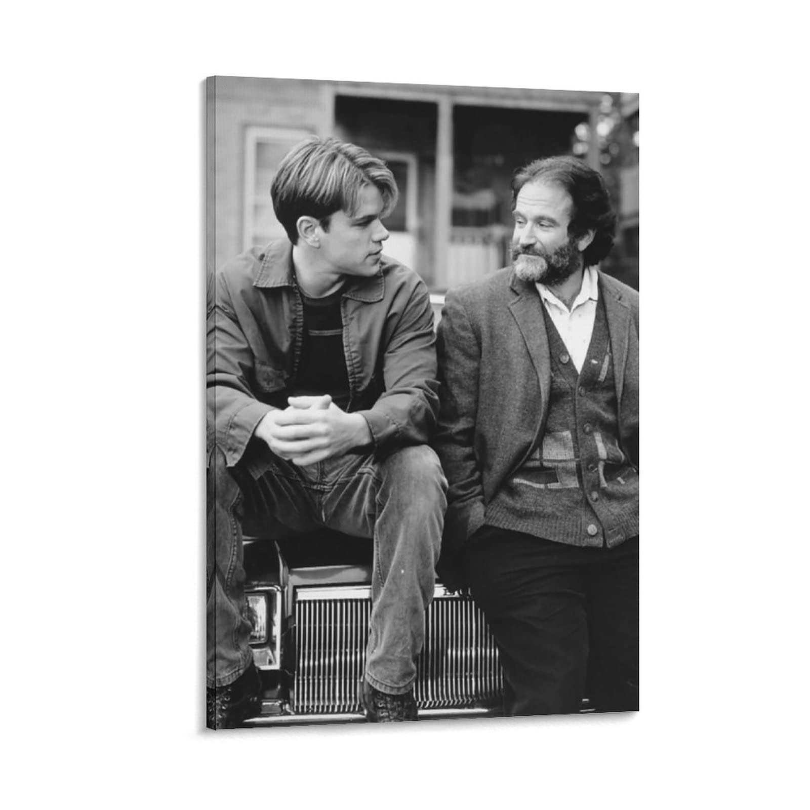 Good Will Hunting Movie Poster - 08x12inch (20x30cm) Canvas Wall Art for Living Room & Bedroom Decor - Premium Quality Printed Painting for Movie Fans & Home Theater Enthusiasts