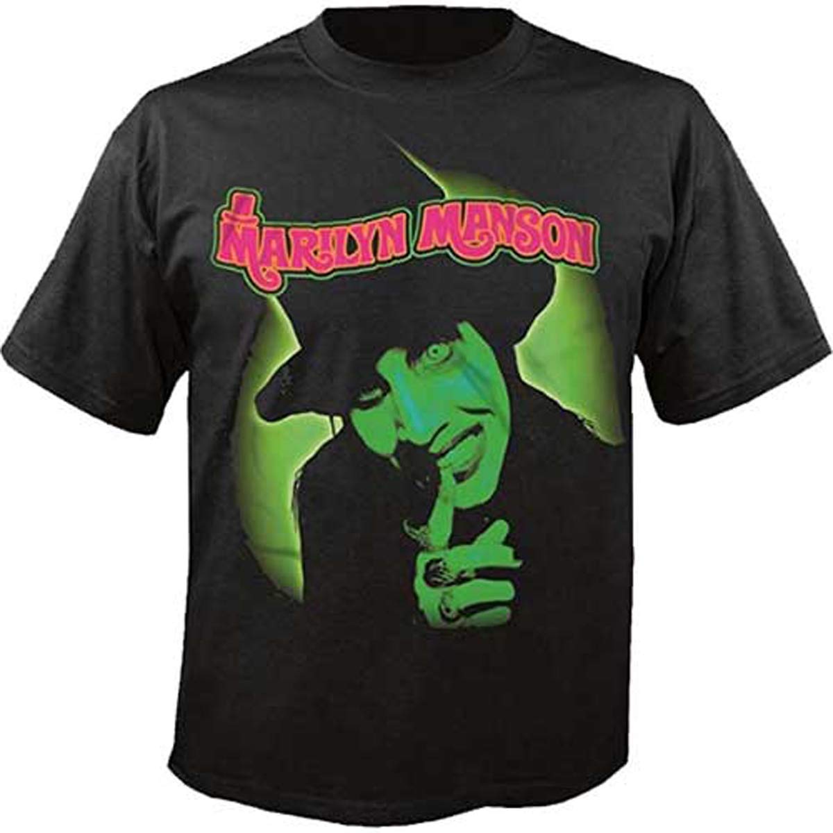 Marilyn Manson Official Men's Black T-Shirt - Small Size | Vintage Rock Band Tee for Concerts, Gifts & Casual Wear