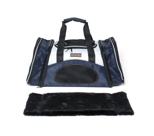 The One Bag Small Navy Pet Carrier - Lightweight & Comfortable for Cats & Small Dogs - Perfect for Travel, Vet Visits & Outdoor Adventures