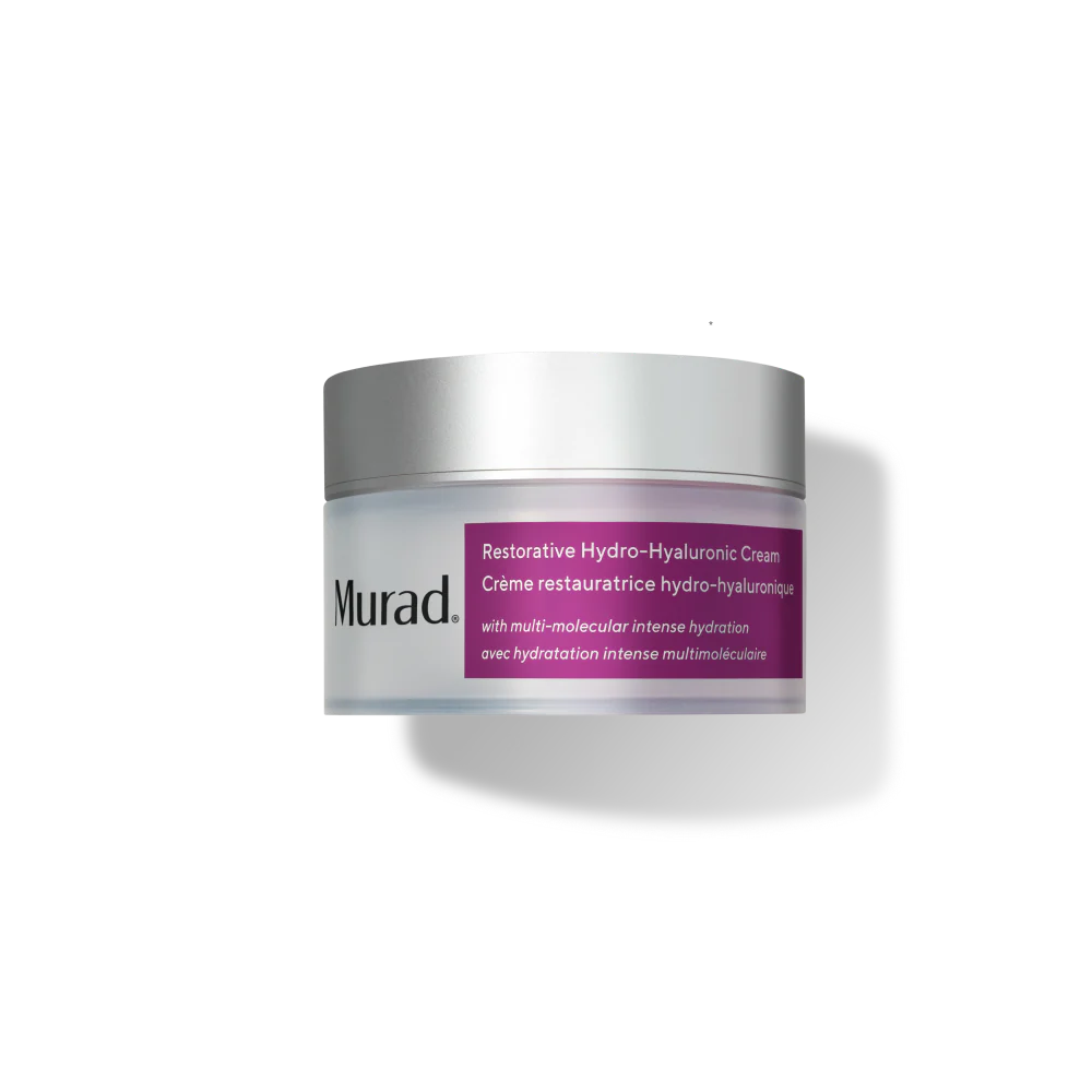 Murad Restorative Hydro Hyaluronic Cream - Hydrating Moisturizer for Dry Skin | Anti-Aging Face Cream with Hyaluronic Acid | Perfect for Night Routine & Daily Skincare Regimen