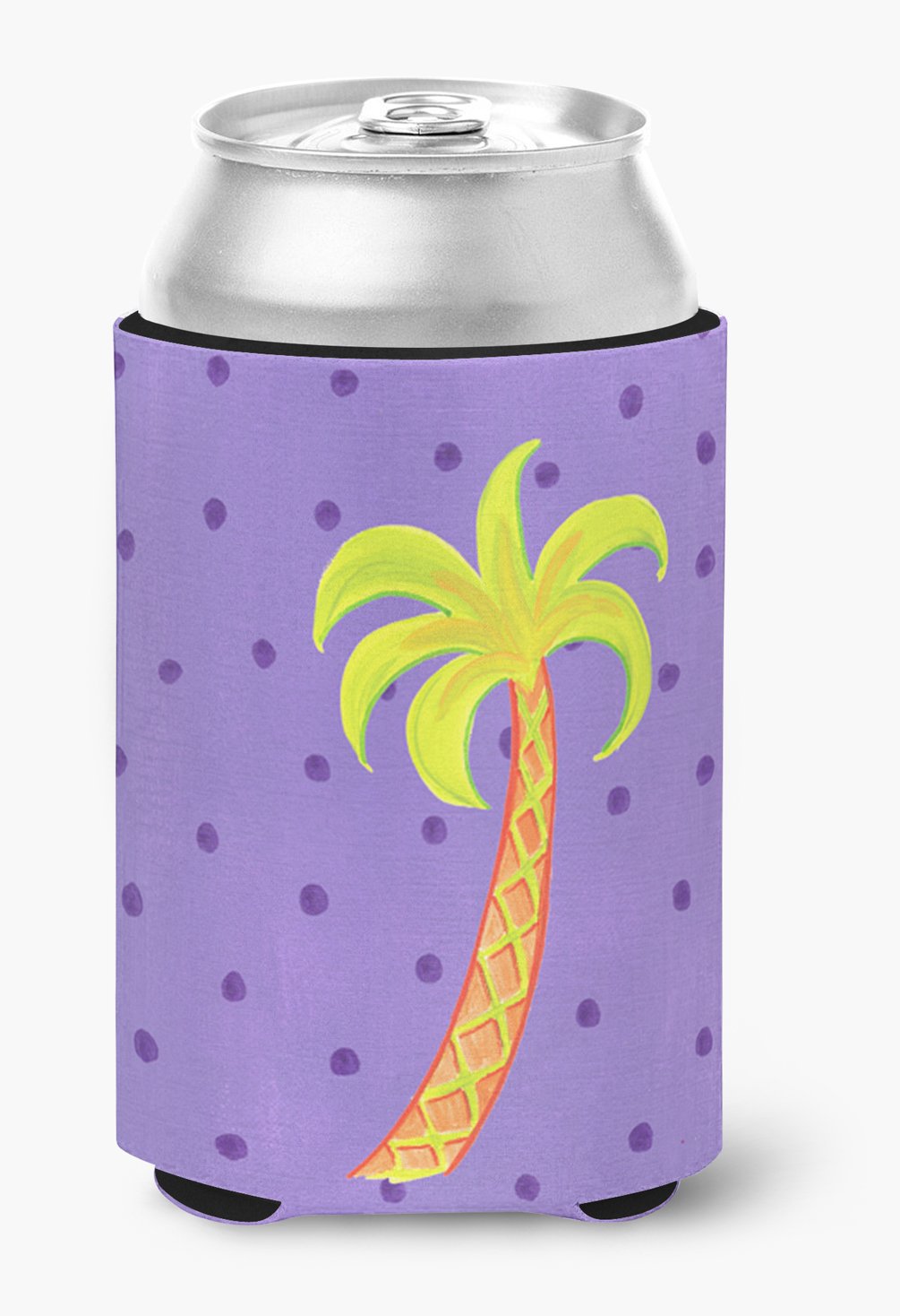 Palm Tree Can & Bottle Cooler Sleeve - Insulated Beverage Hugger for Beer, Soda & Drinks - Perfect for Beach, Pool & Outdoor Parties