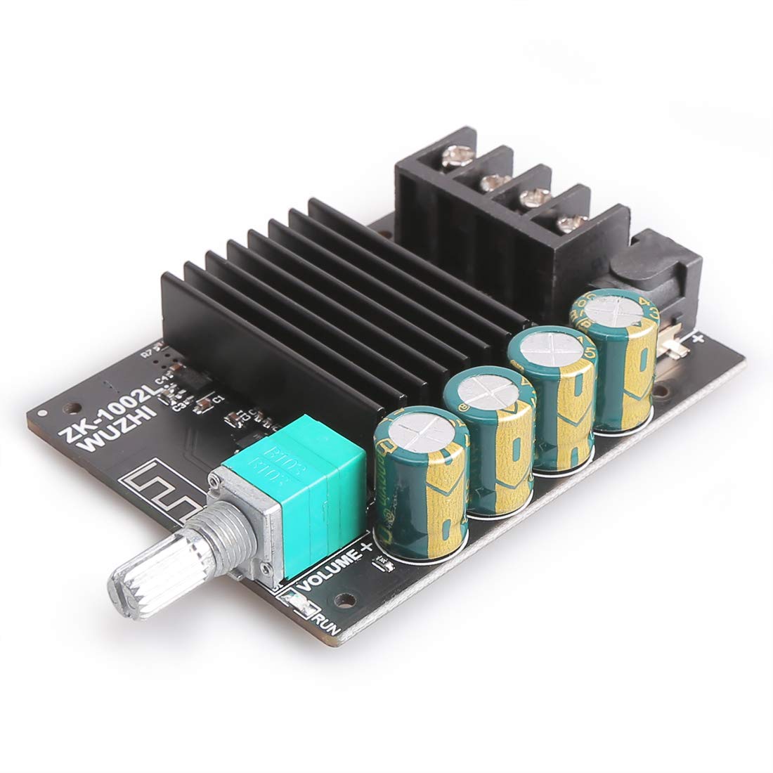 100W+100W Peak Bluetooth 5.0 Amplifier Board, 2.0 Channel DC 8-24V, Password-Free Connect, DIY Wireless Speaker Amp for Home Audio & Portable Sound Systems