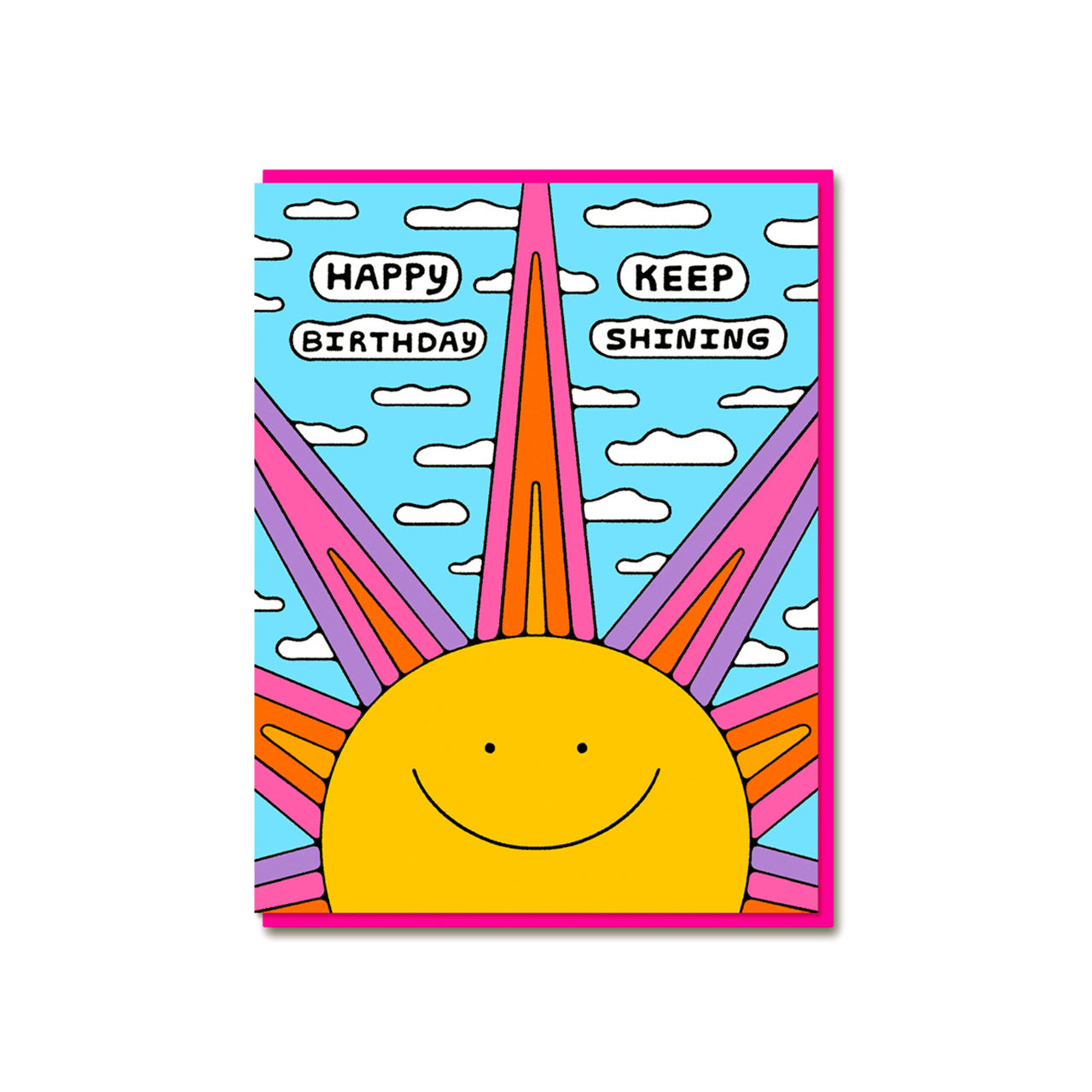 Keep Shining Birthday Card - Elegant Greeting Card for Birthday Wishes - Perfect for Friends, Family & Coworkers - Celebrate Special Occasions with Heartfelt Messages