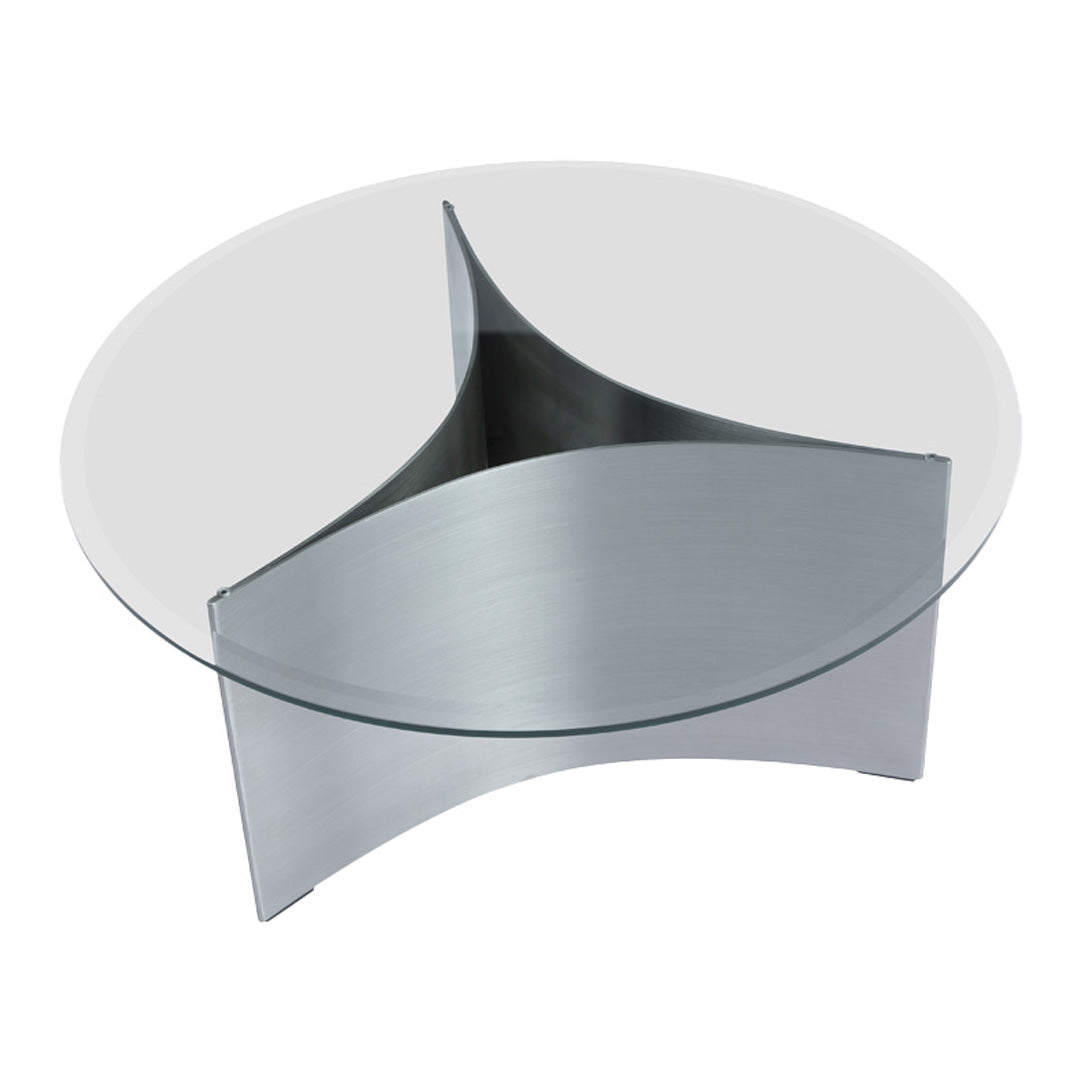 Modern Arc Coffee Table - Mid-Century Design, Solid Wood, Living Room Centerpiece for Home Decor | Perfect for Lounge, Family Room & Office Spaces