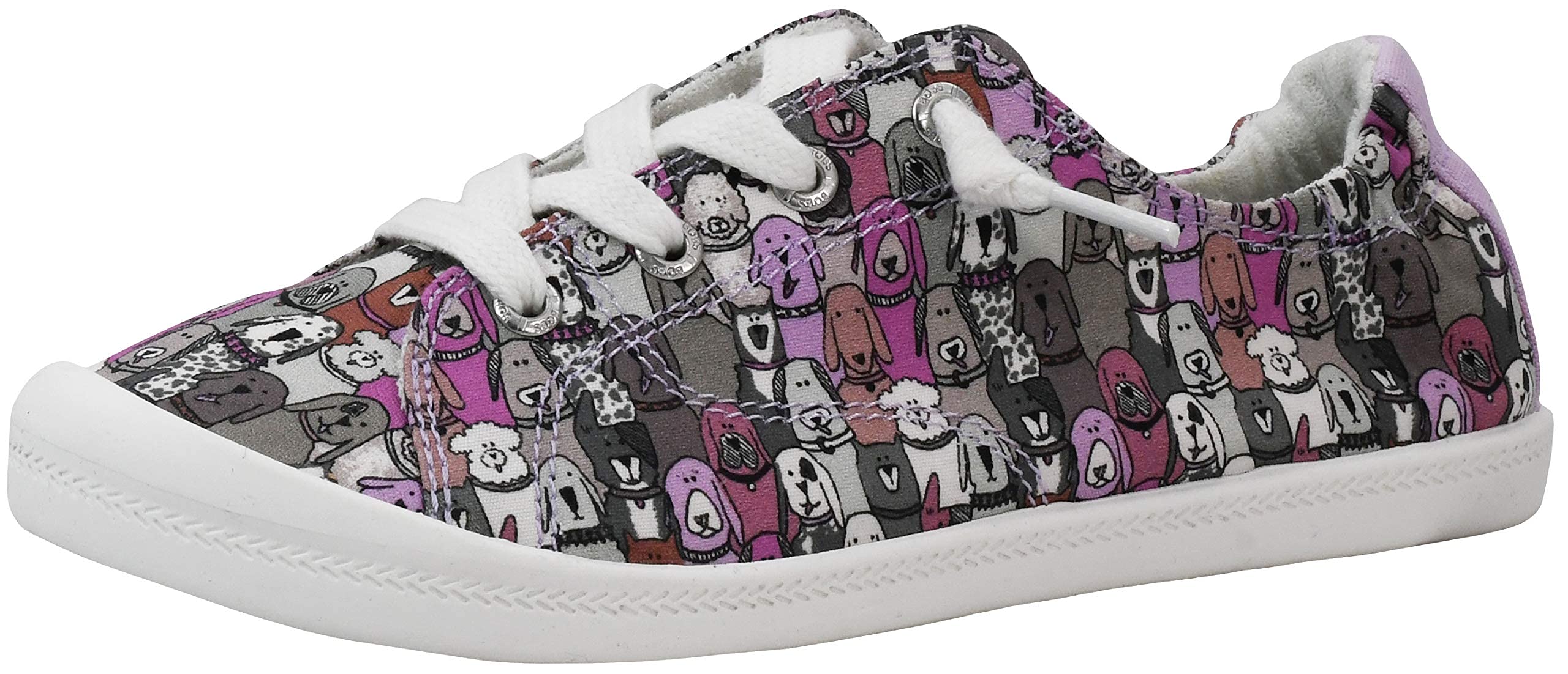 Skechers BOBS Women's Beach Bingo-Dog House Party Sneakers | Comfortable Casual Shoes for Women | Perfect for Walking, Beach Outings & Everyday Wear