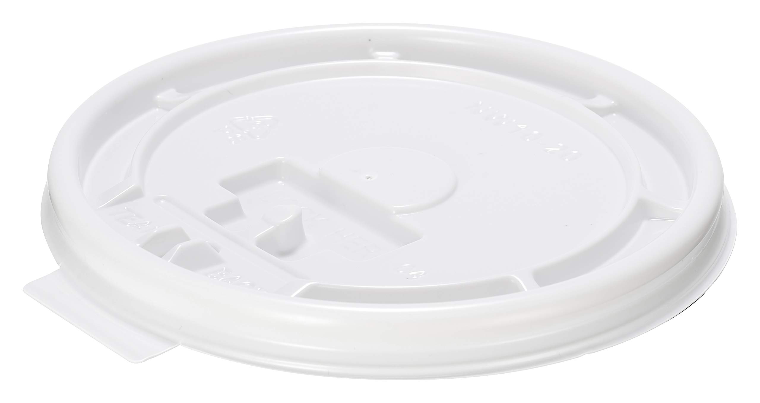 EcoQuality 12 oz Disposable Paper Cups with Flat Lids - 500 Pack for Hot & Cold Beverages, Coffee, Tea, Cocoa - Durable Travel Cups for Office, Cafes, Parties & Events - White