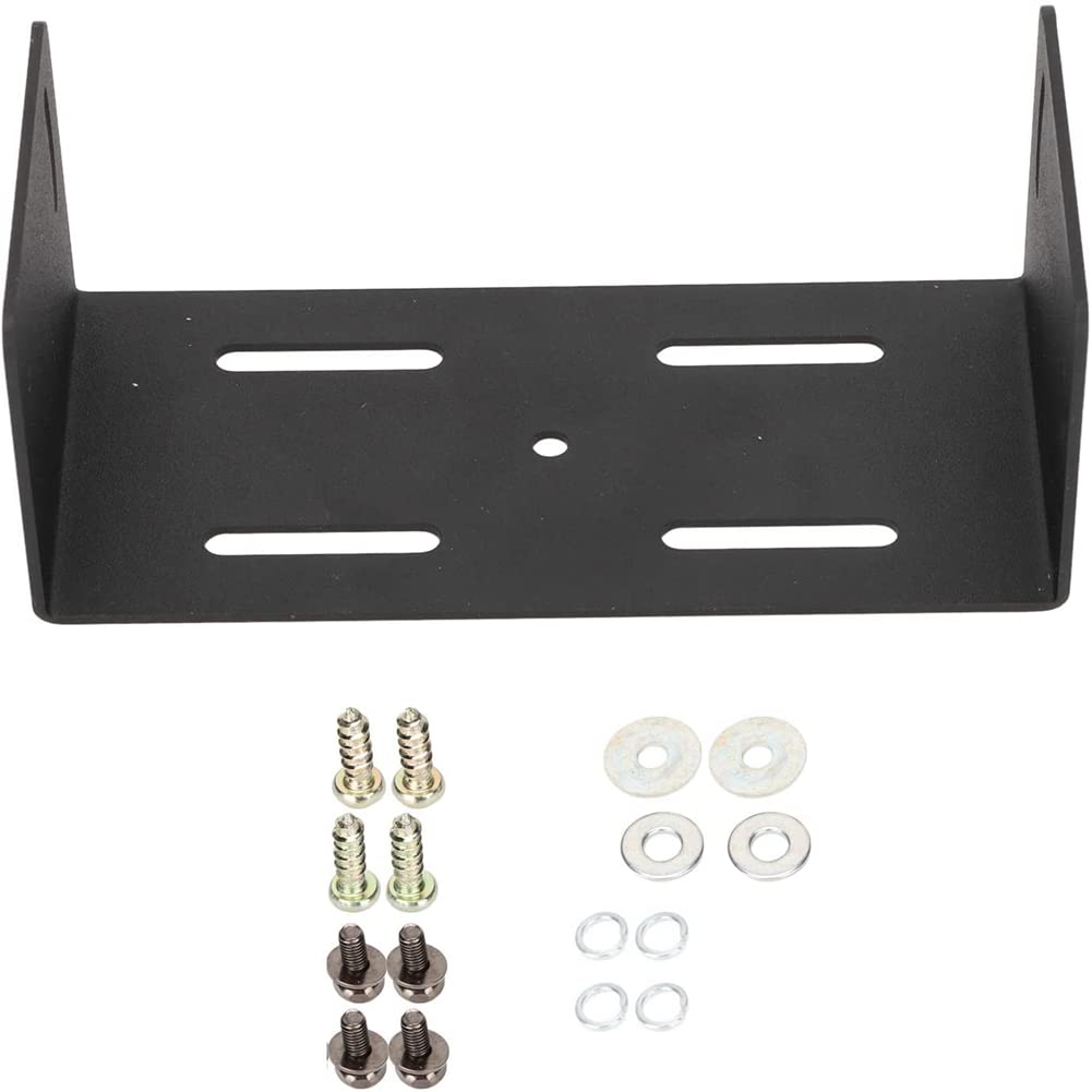 Universal Metal Radio Mounting Bracket for IC-2820H, IC-E2820, IC-2730, ID-880H, ID-4100A, ID-5100 - Durable Car Dash Panel Bracket for Secure Radio Installation in Vehicles & Trucks