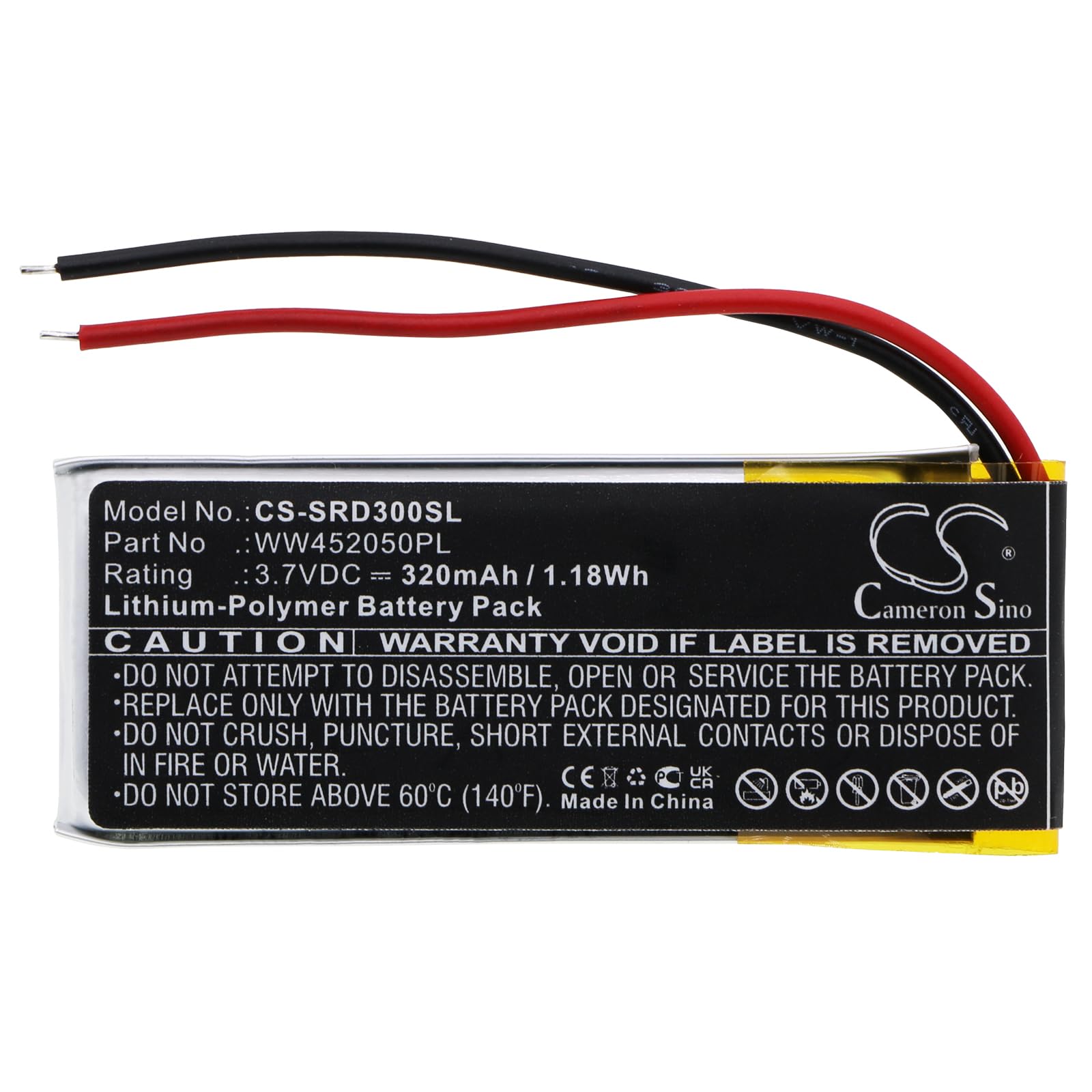 Original: Cameron Sino 320mAh Battery Compatible with Cardo Q1, Q3, Scala Rider Q3, Rider FM, Rider Solo   Optimized: Cameron Sino 320mAh Replacement Battery for Cardo Q1/Q3, Scala Rider Q3/FM/Solo - Long-Lasting Power for Motorcycle Bluetooth Headsets (Perfect for Long Rides & Outdoor Adventures)