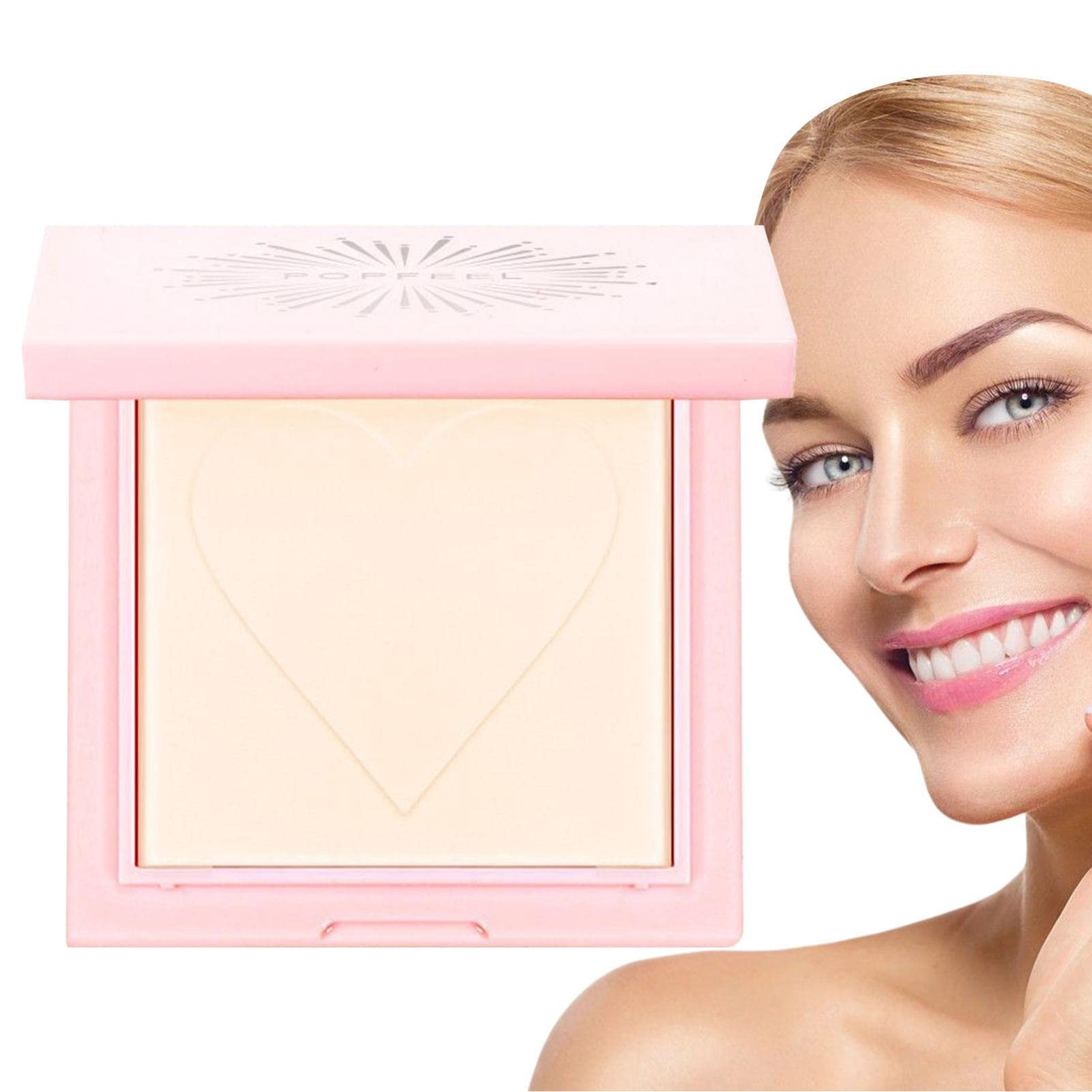 Oil Control Pressed Setting Powder - Waterproof Finishing Powder for Full Coverage Makeup | Matte Foundation for Oily Skin, Long-Lasting Makeup for Daily Use & Special Occasions
