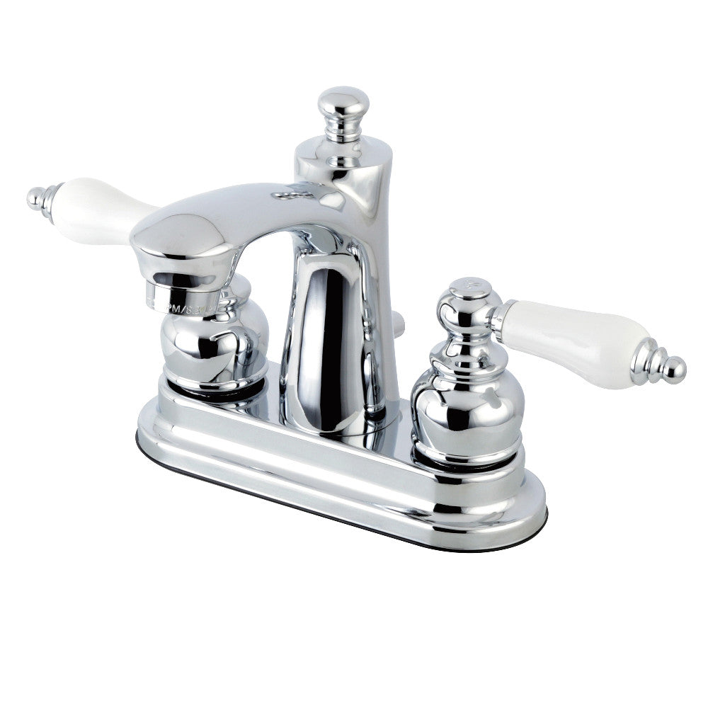 Kingston Brass FB7625PL 4-Inch Centerset Bathroom Faucet - Modern Water-Saving Design for Sink Vanity, Perfect for Home & Hotel Bathroom Renovation