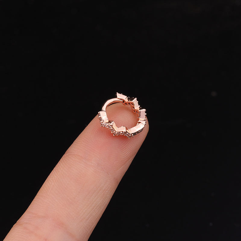 18K Gold Geometric Helix Hoop Earrings for Women | Elegant Spiral Design, Hypoallergenic & Durable | Perfect for Parties, Weddings & Everyday Wear