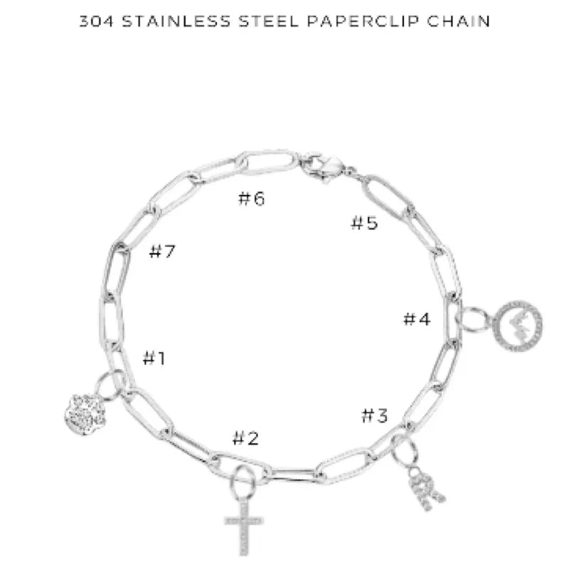 Elegant Charm Bracelet with Assorted Charms - Perfect for Gifts, Parties & Everyday Wear | $34.00