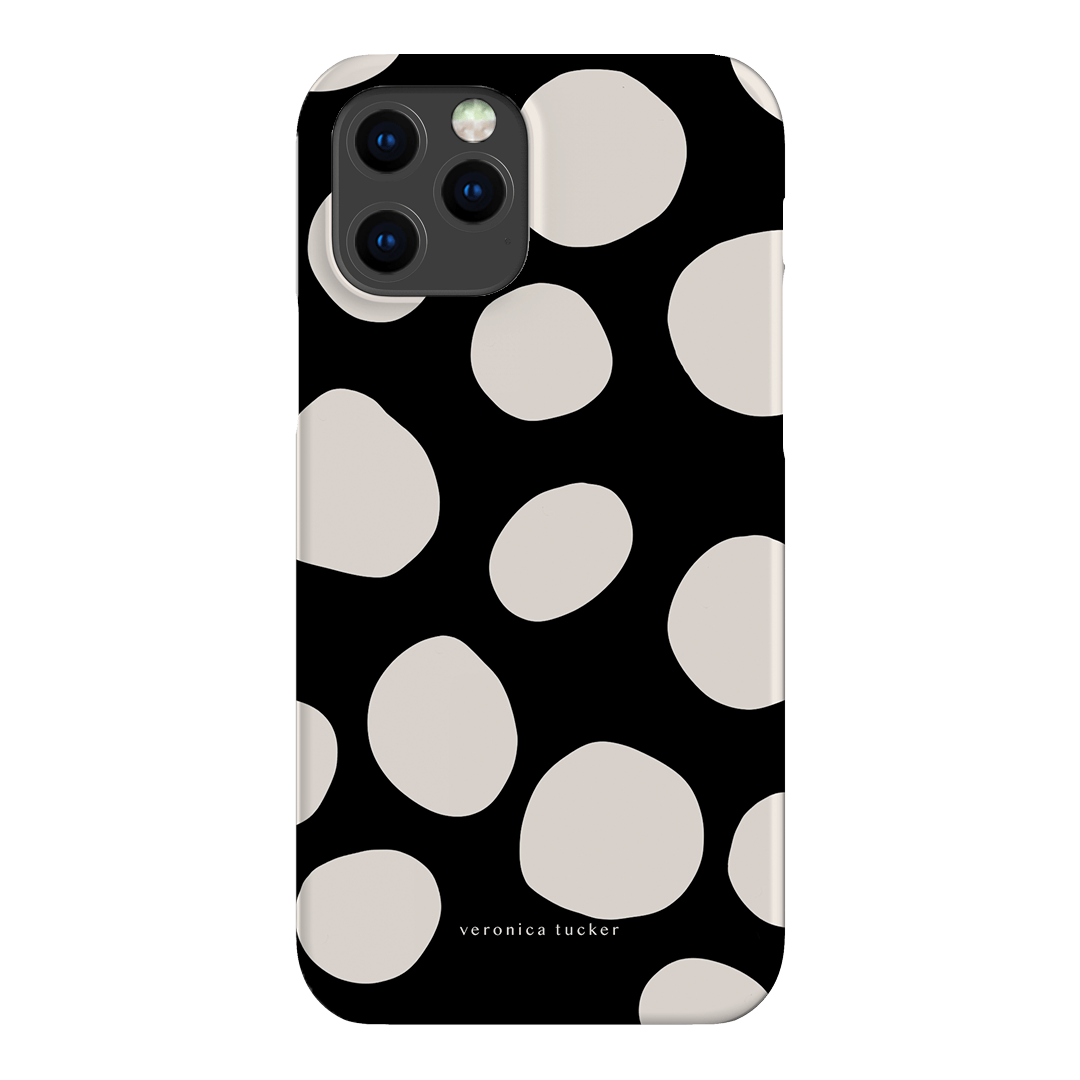 Premium Pebbles Noir Phone Case - Slim Protective Cover for iPhone & Samsung - Perfect for Everyday Use, Travel & Outdoor Activities
