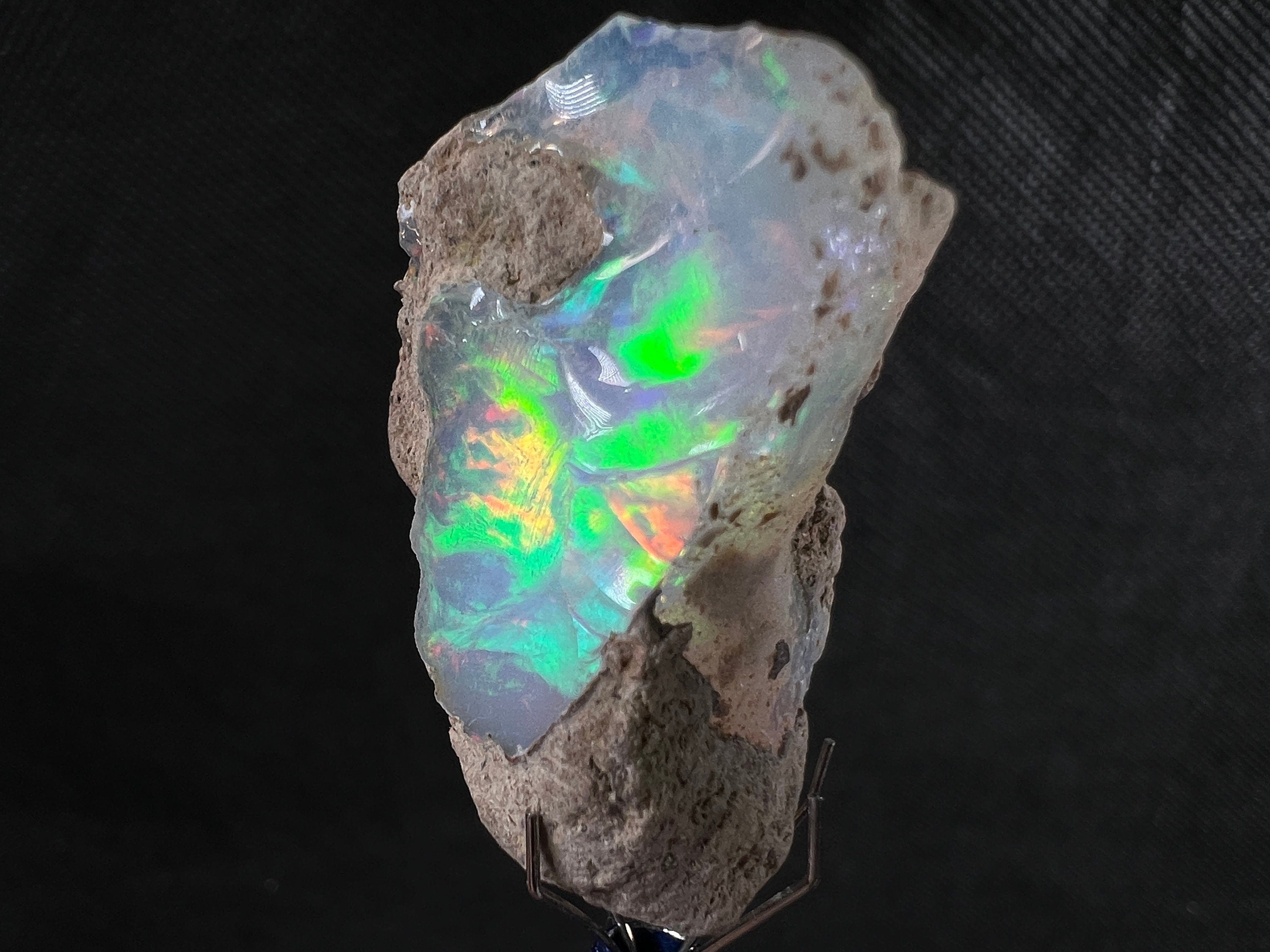 Premium 4A+ Welo Opal Raw Crystal - Certified Cutting Grade Opal for Jewelry Making (50624) - Perfect for Rings, Necklaces & Handcrafted Gemstone Designs