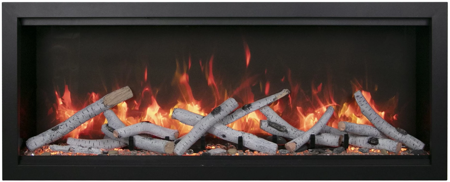Amantii SYM 50 XT BESPOKE Symmetry Xtra Tall Electric Fireplace - Modern Wall Mounted Heater for Living Room, Bedroom & Office