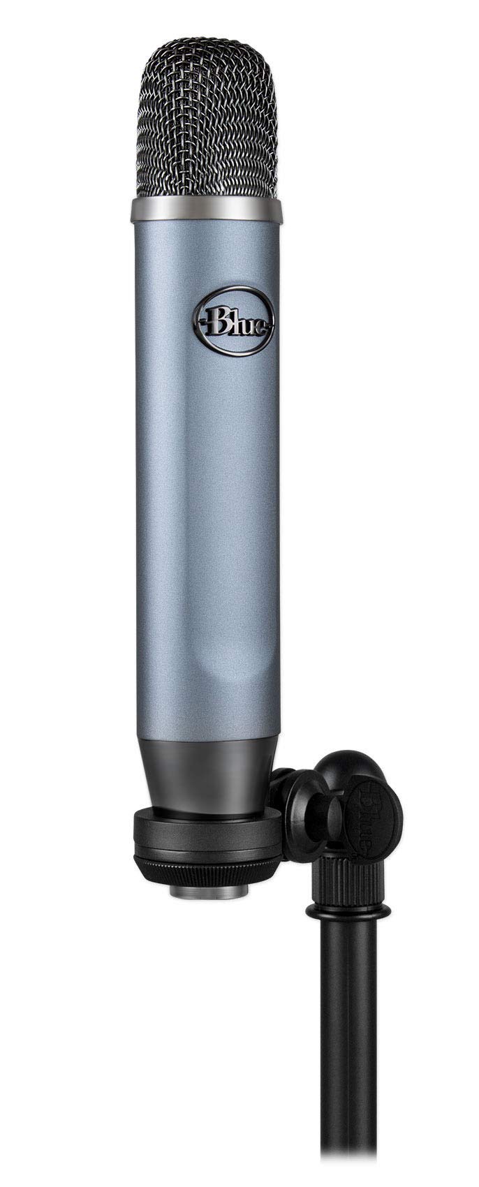 Blue Ember Side-Address Cardioid Condenser Microphone Bundle - Professional Studio Recording Mic with Desktop Stand & XLR to TRS Cable - Perfect for Podcasting, Voice Overs, Home Studio & Music Recording