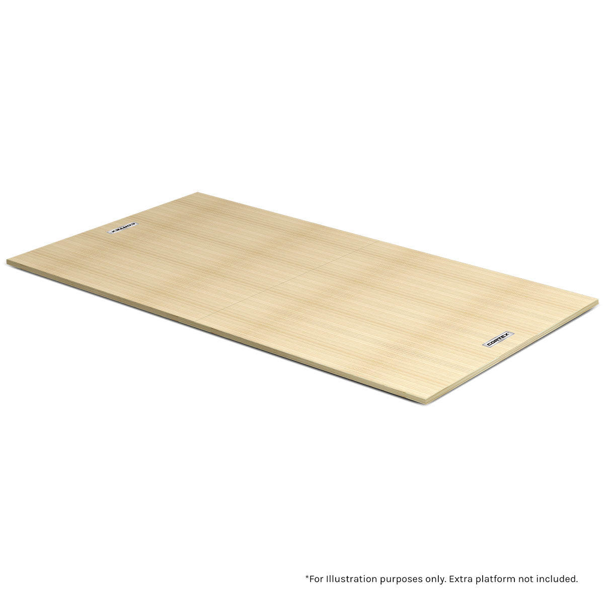 CORTEX 50mm Weightlifting Platform V2 - Natural Wood (1m x 1m) for Home Gym, CrossFit & Powerlifting Training