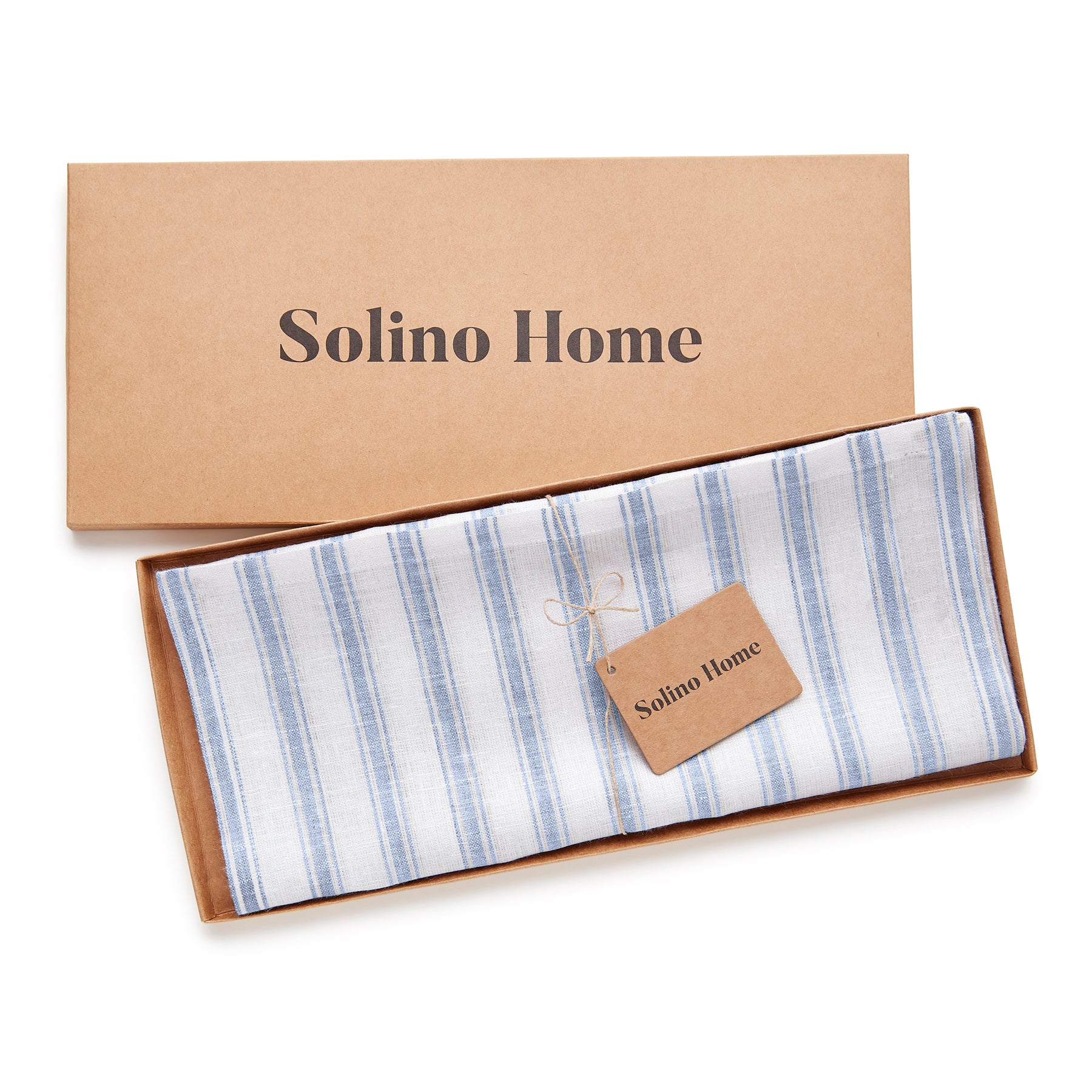 Stylish Capri Ticking Stripe Table Runner - Cotton Farmhouse Decor for Dining Room, Kitchen, or Wedding Party Decorations