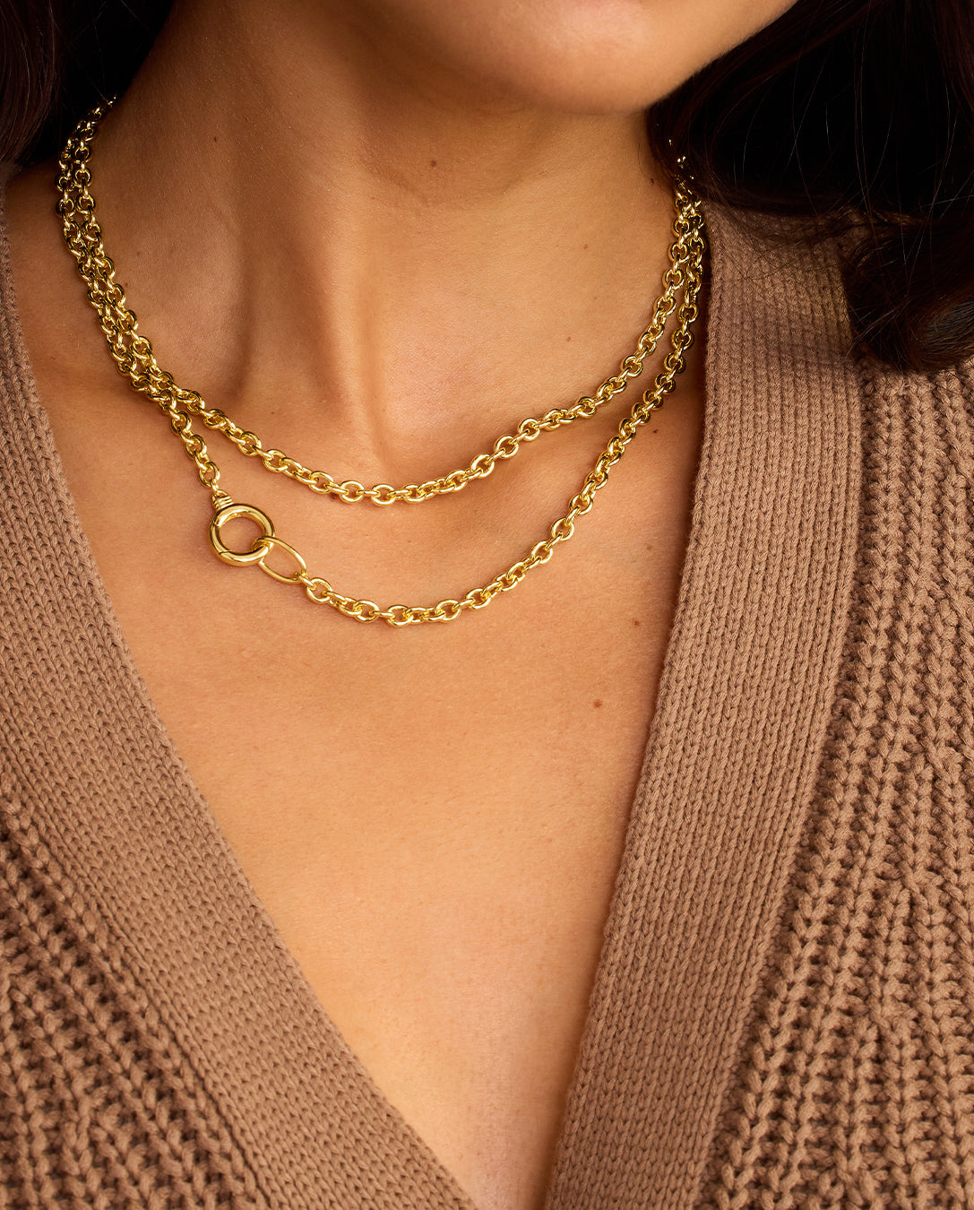 Avery Necklace for Women - Elegant Gold Plated Pendant Jewelry Gift for Her - Perfect for Valentine's Day, Anniversary & Birthday - Ideal for Everyday Wear & Special Occasions