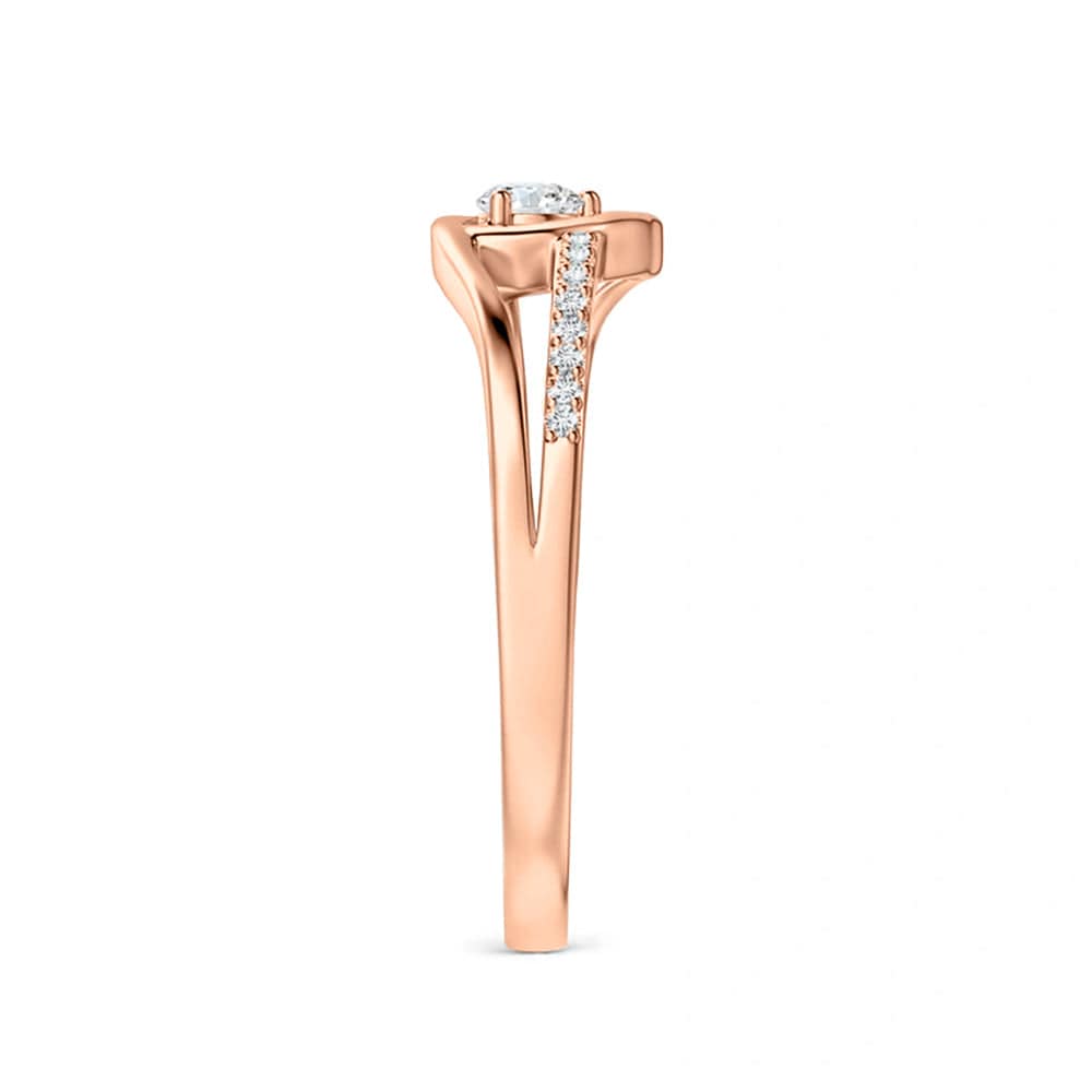 Lab Grown Diamond Heart Solitaire Promise Ring - 14K White Gold Engagement Ring for Women, Gift for Girlfriend, Anniversary & Valentine's Day Jewelry